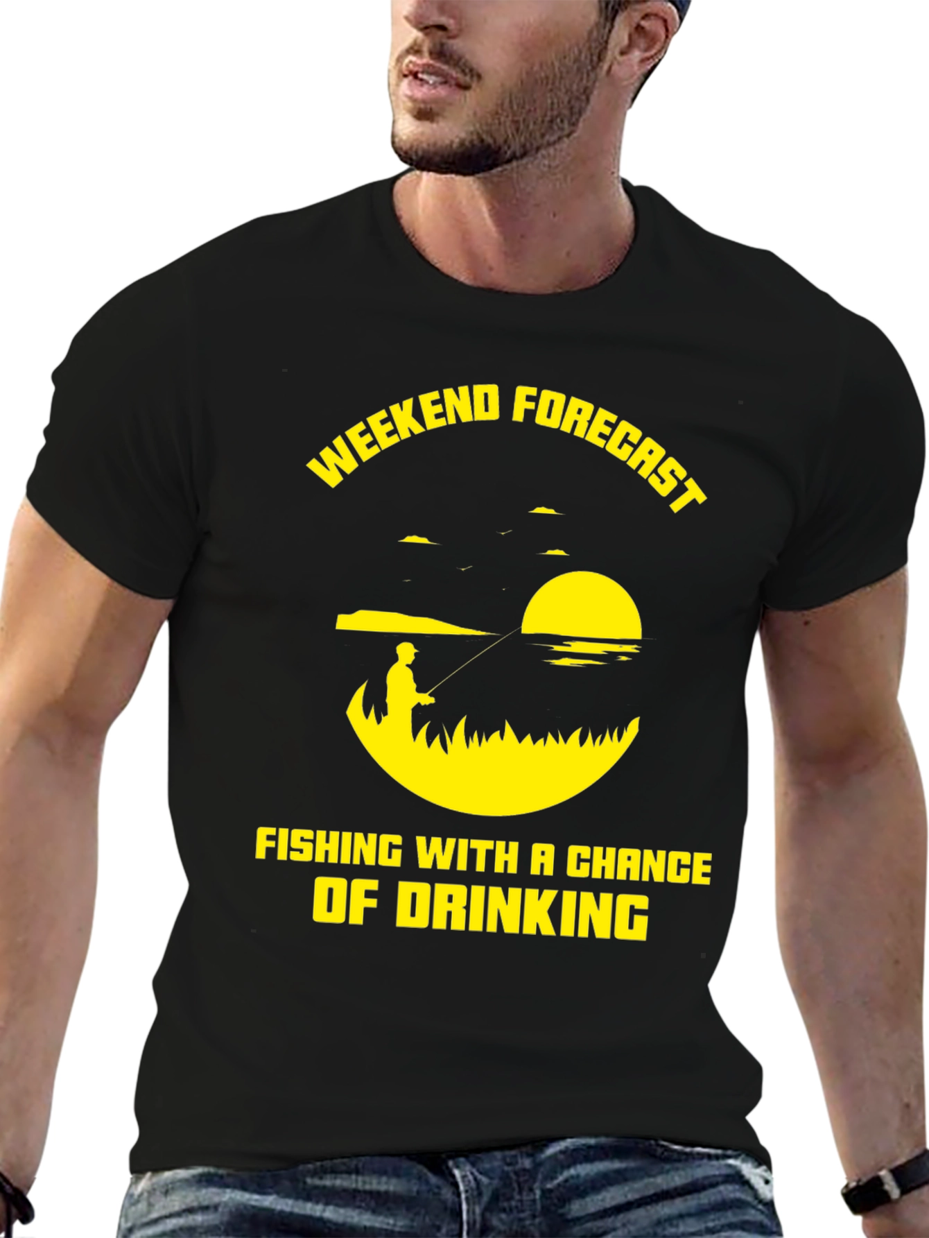 Fishing & Drinking Weekend Forecast T-Shirt