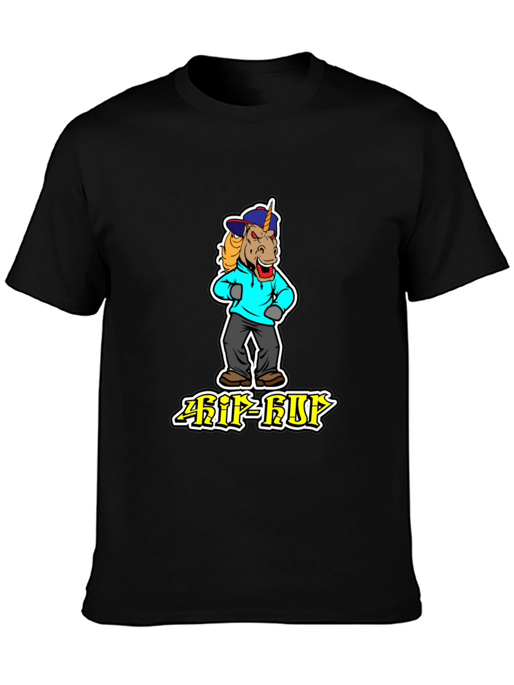 Hip Hop Unicorn Graphic Tee
