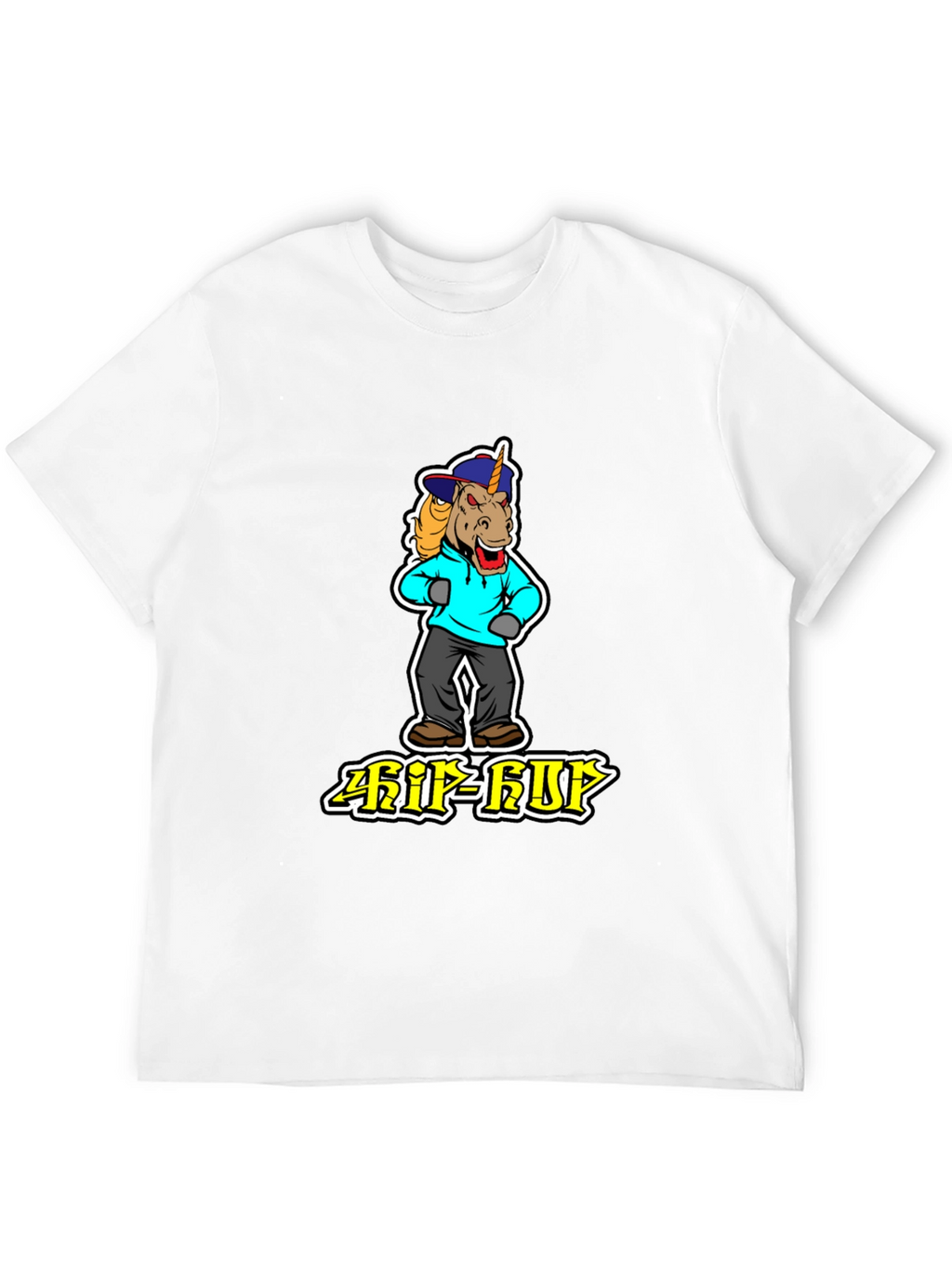 Hip Hop Unicorn Graphic Tee