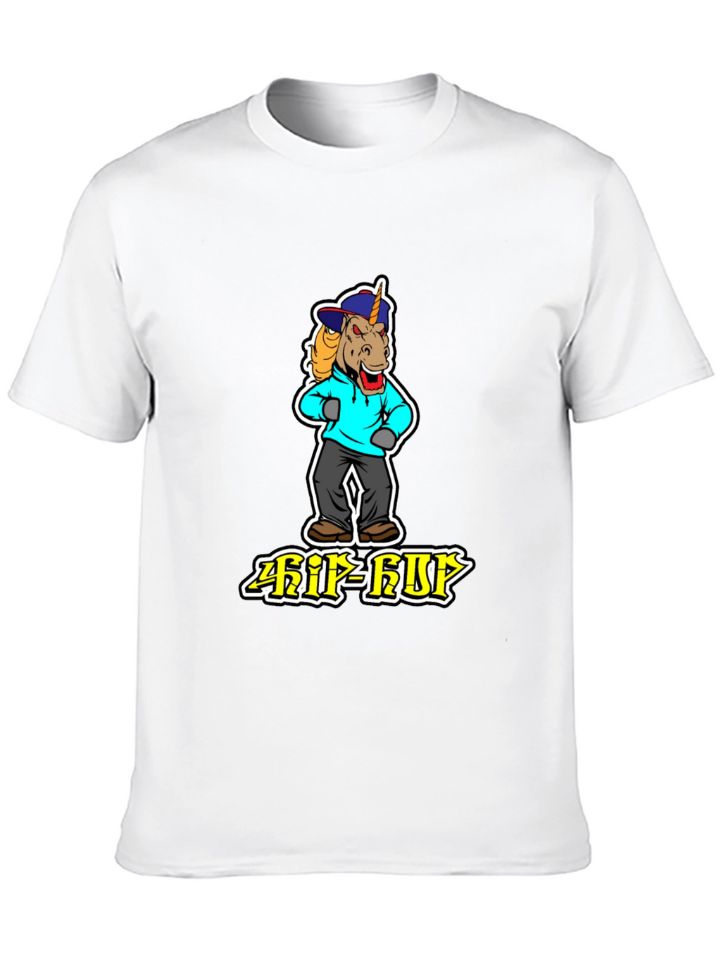 Hip Hop Unicorn Graphic Tee