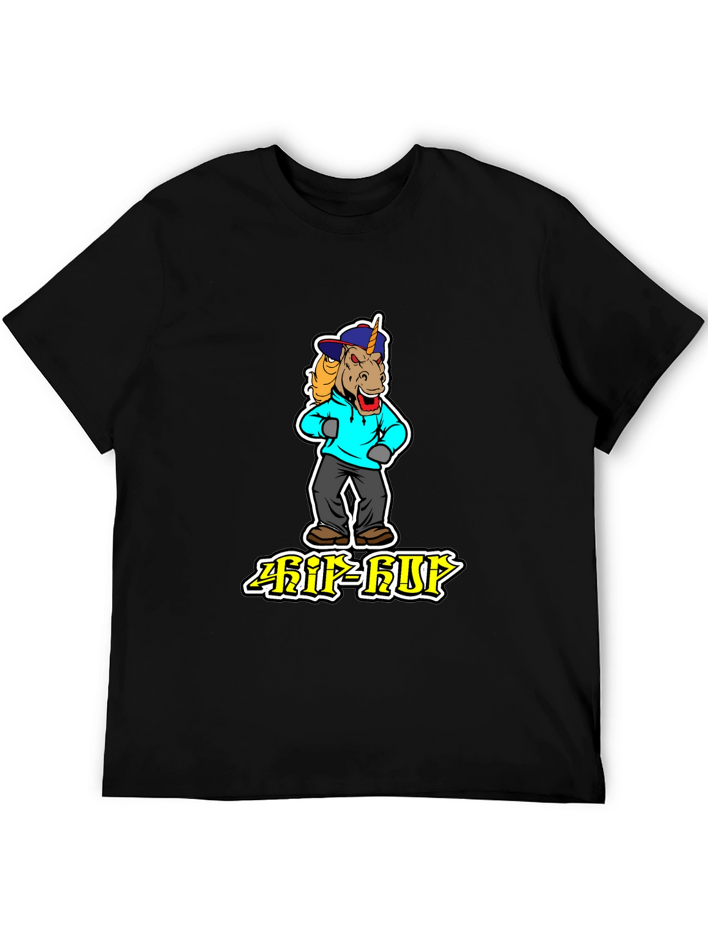 Hip Hop Unicorn Graphic Tee