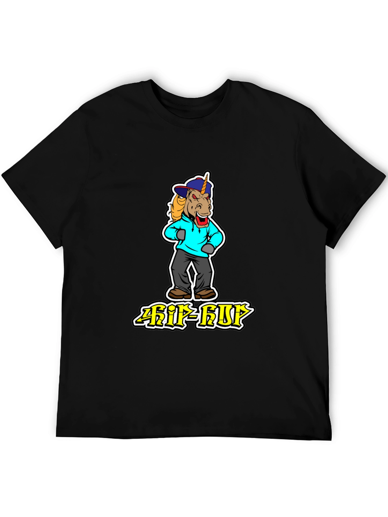 Hip Hop Unicorn Graphic Tee