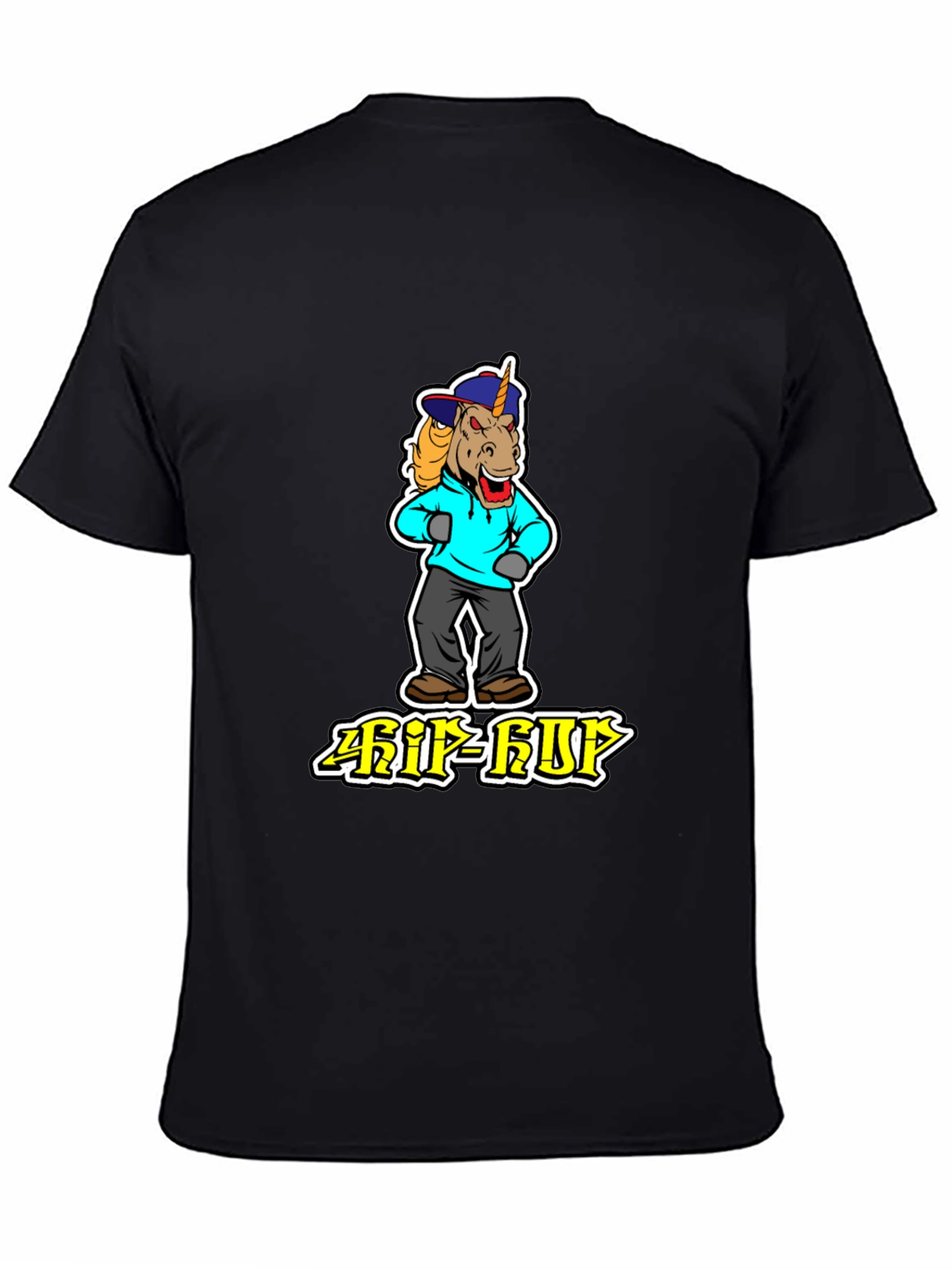 Hip Hop Unicorn Graphic Tee