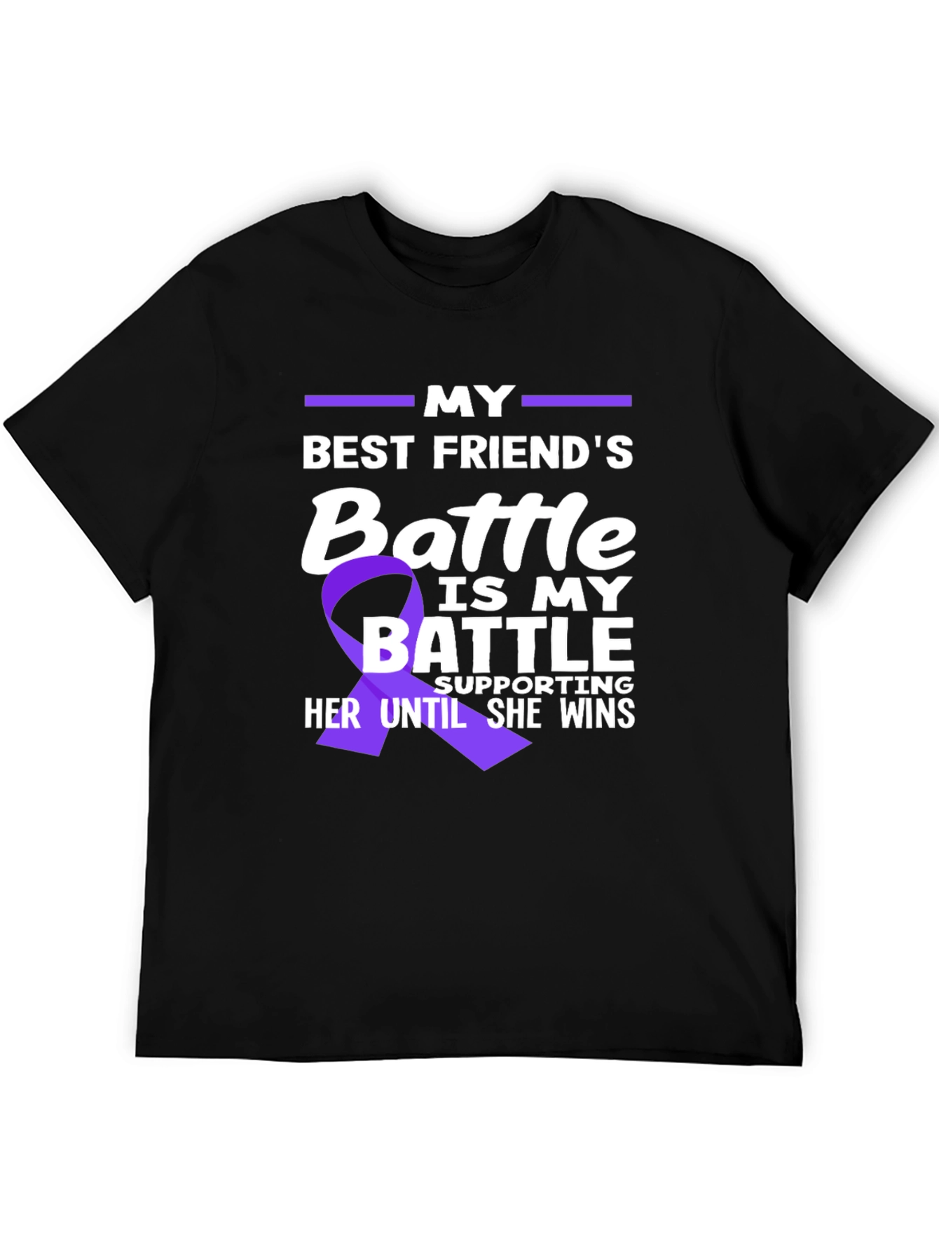 Best Friends Battle T-Shirt - Support Awareness Tee