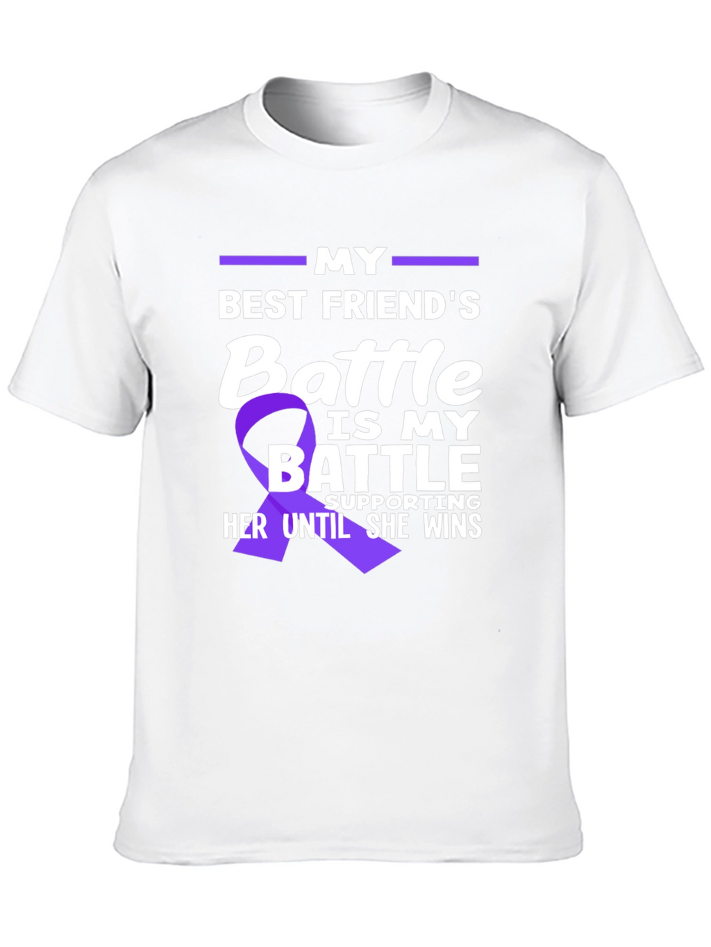 Best Friends Battle T-Shirt - Support Awareness Tee