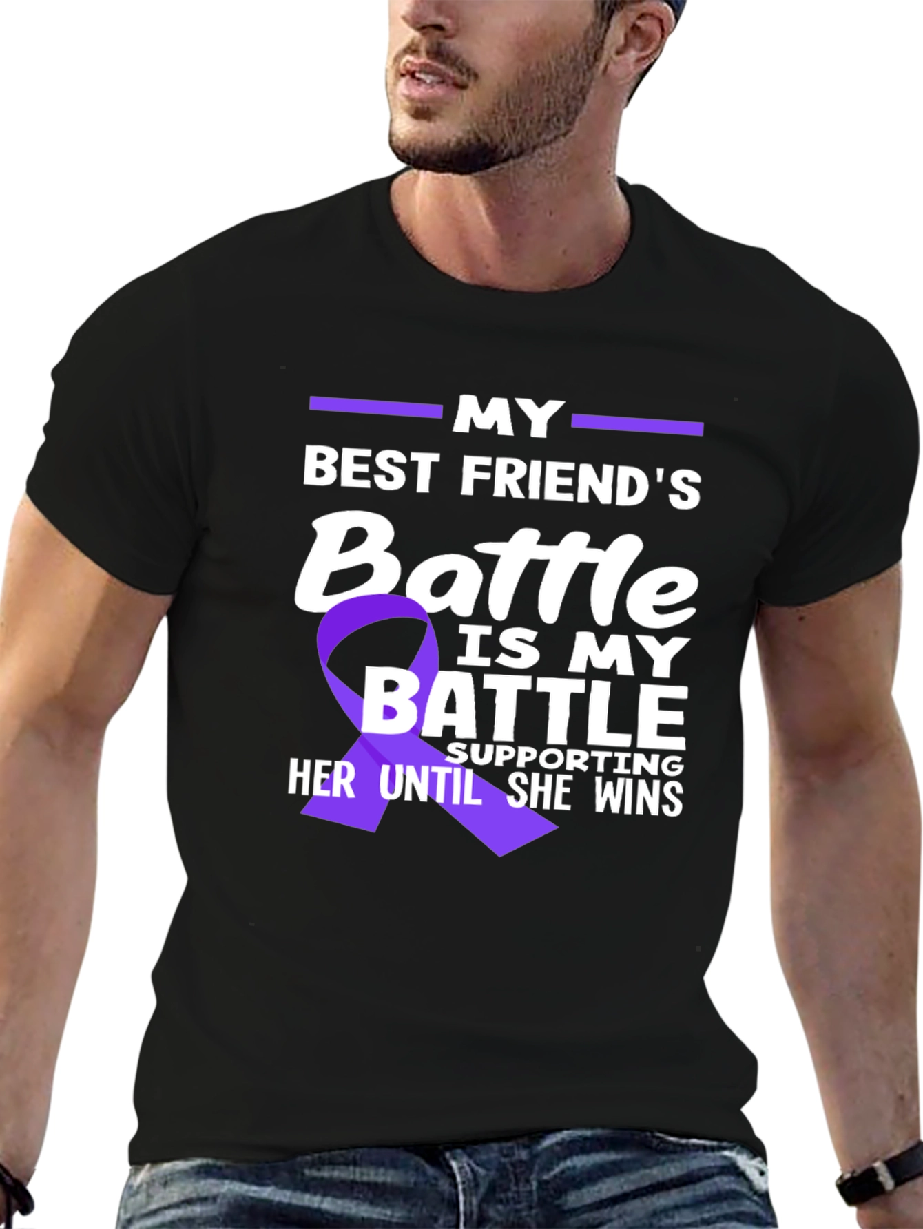 Best Friends Battle T-Shirt - Support Awareness Tee