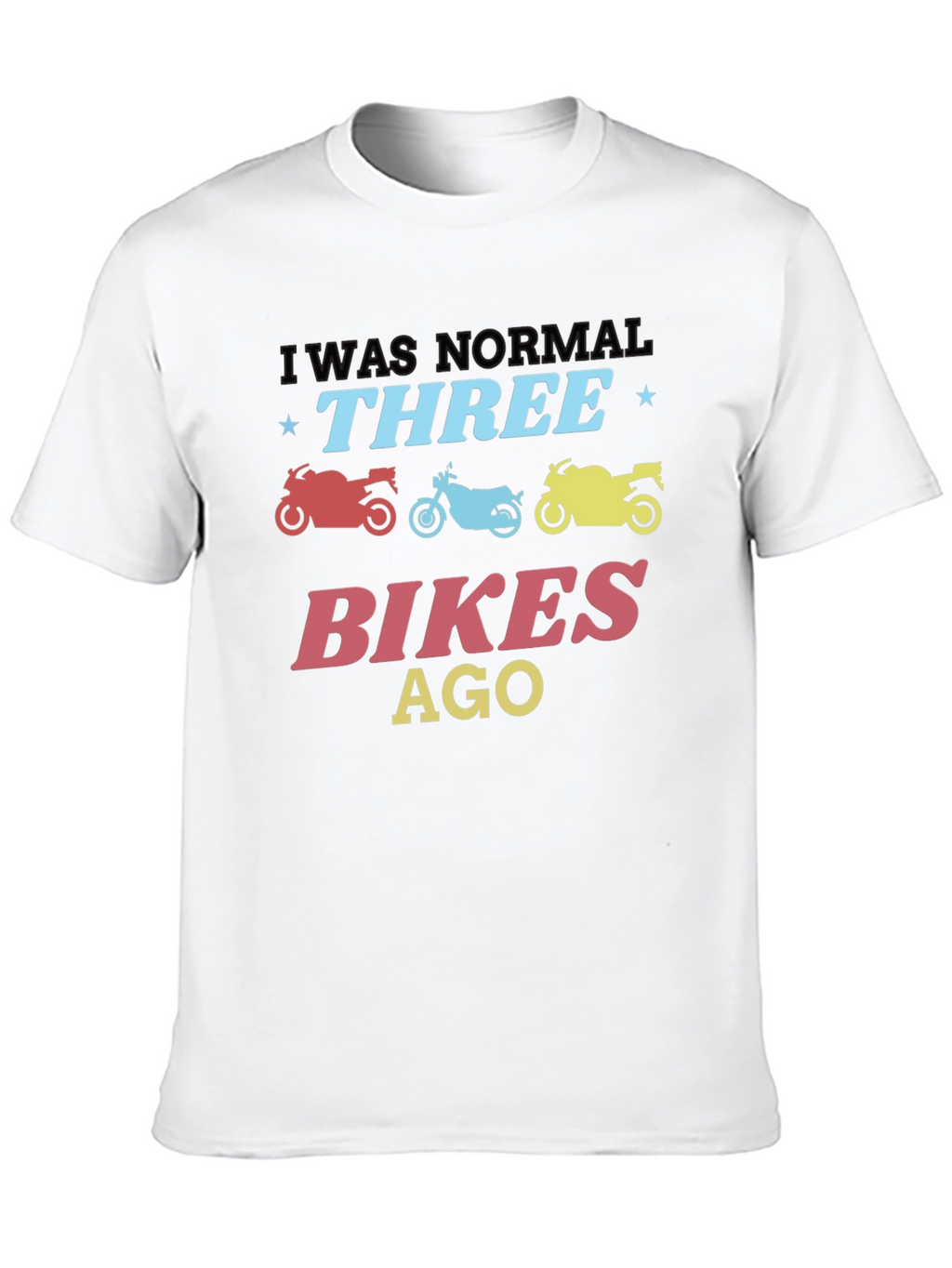 Three Bikes Ago Graphic Tee - Black