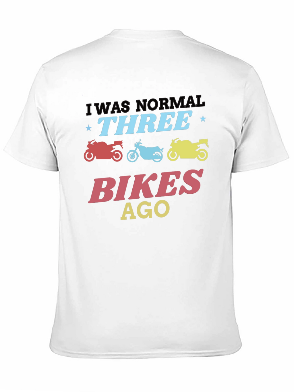 Three Bikes Ago Graphic Tee - Black