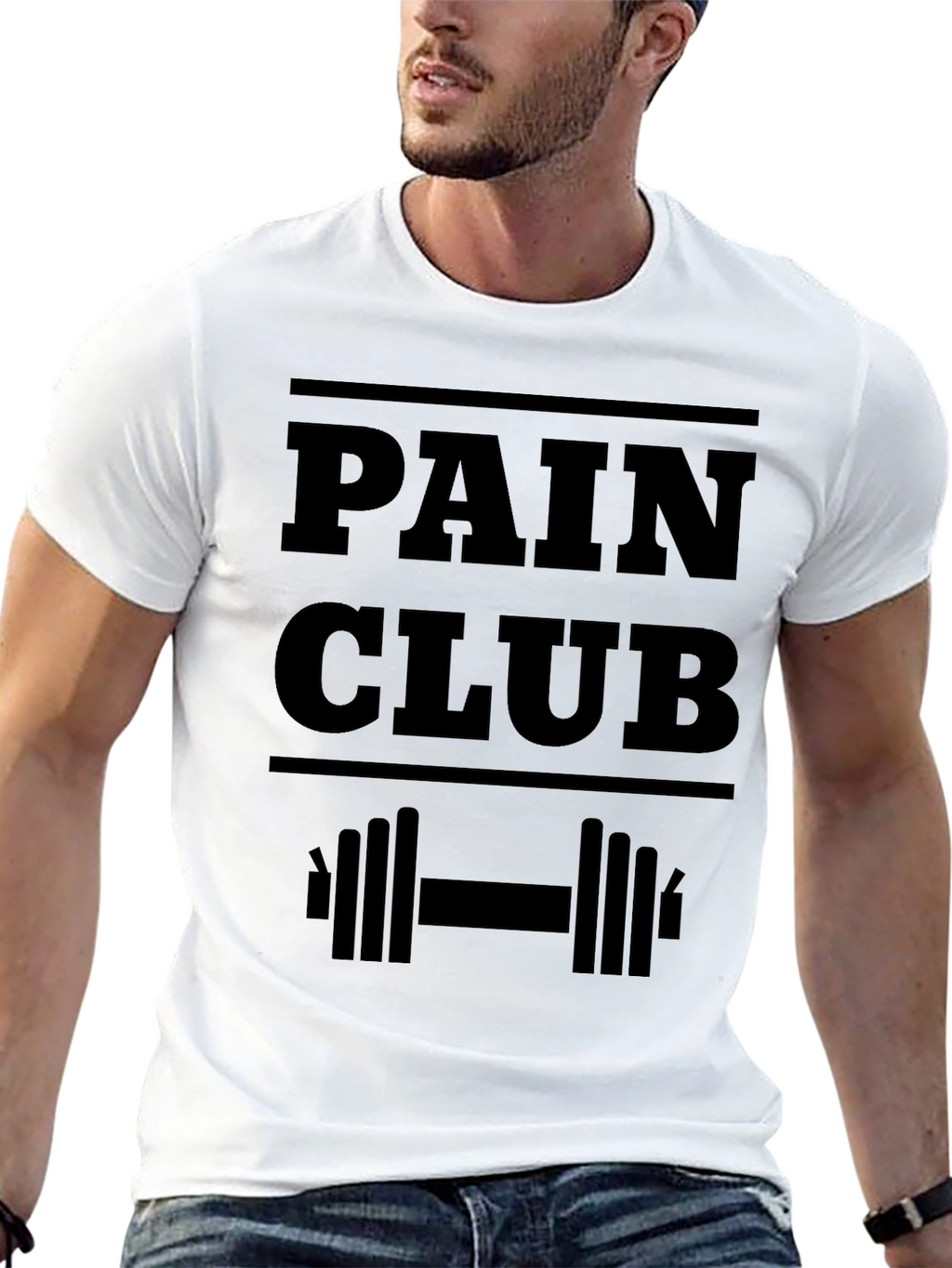 Pain Club Black Graphic T-Shirt