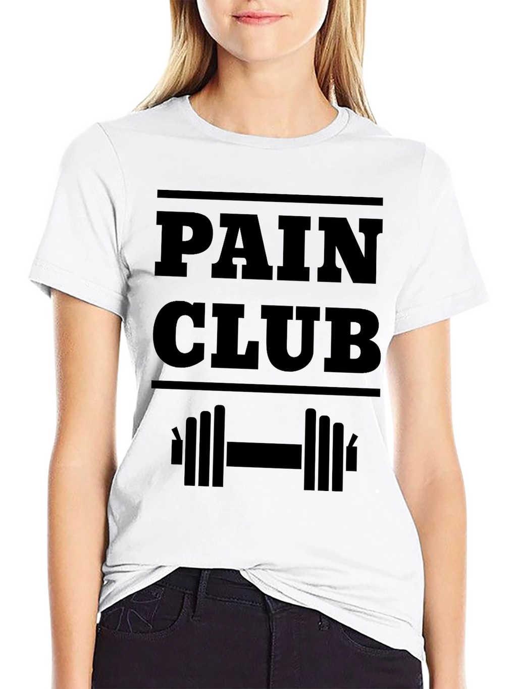 Pain Club Black Graphic T-Shirt