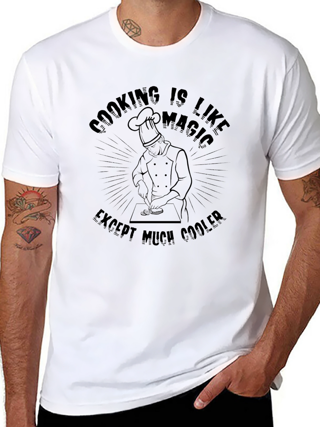 Cooking is Like Magic T-Shirt Chef Apparel