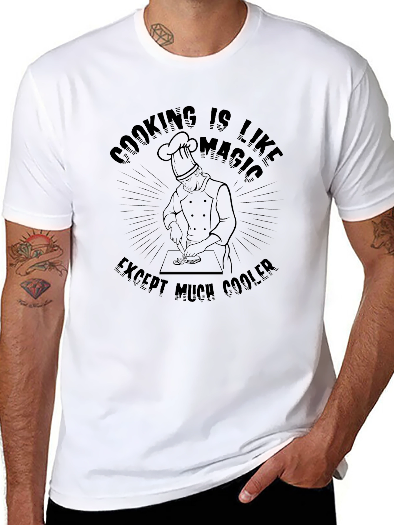 Cooking is Like Magic T-Shirt Chef Apparel