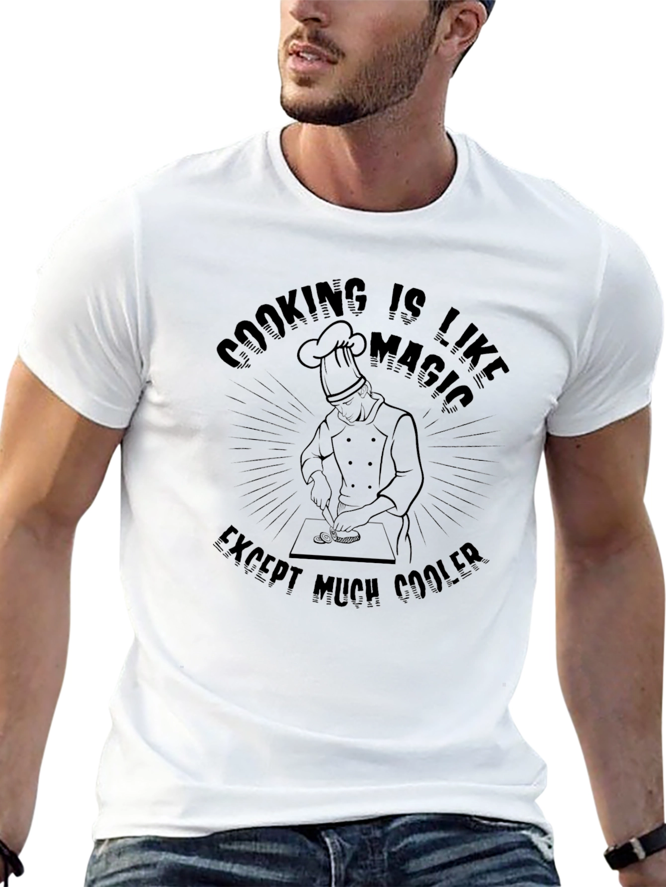 Cooking is Like Magic T-Shirt Chef Apparel