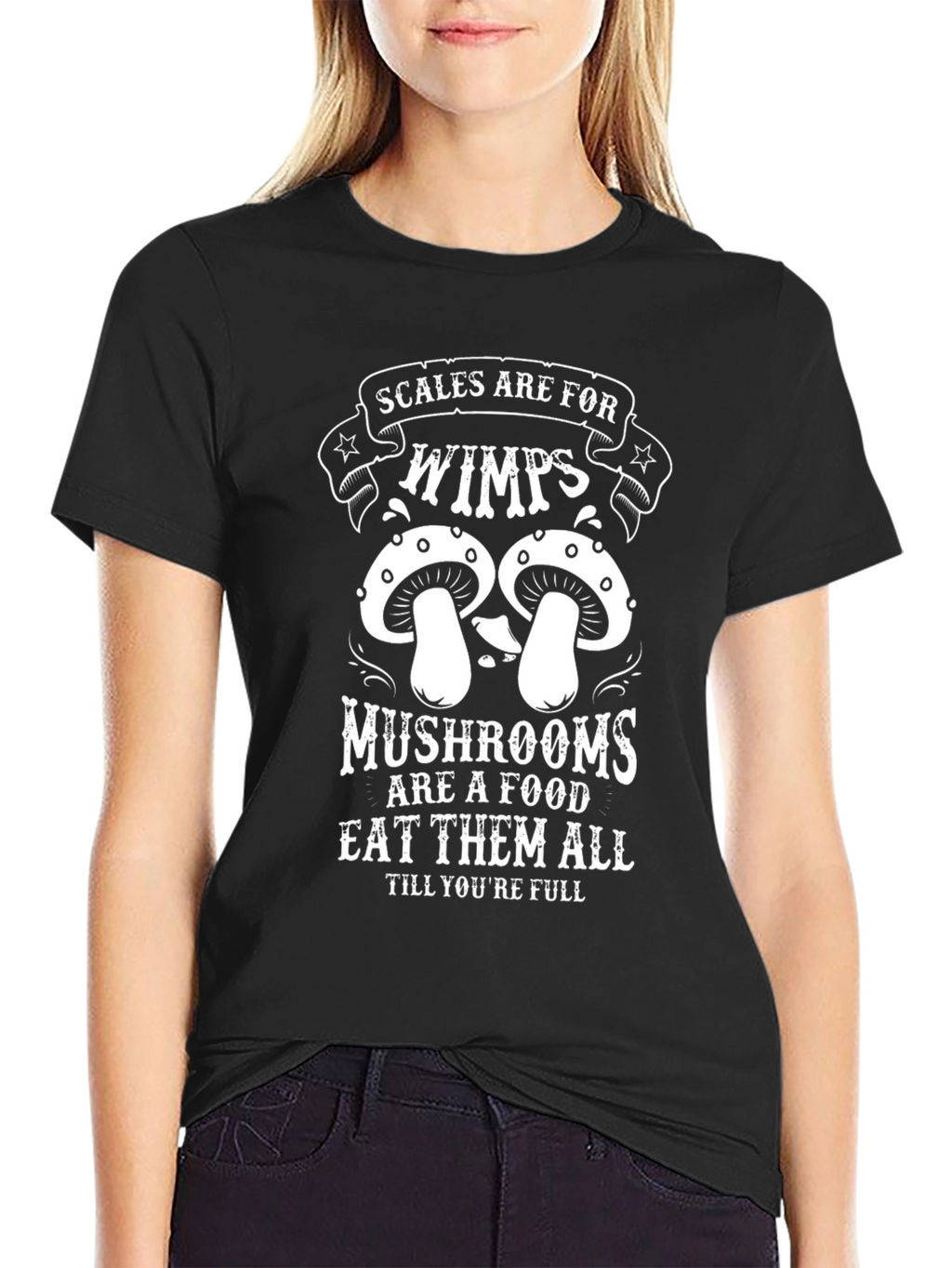 Scales Are For Wimps Mushroom T-Shirt