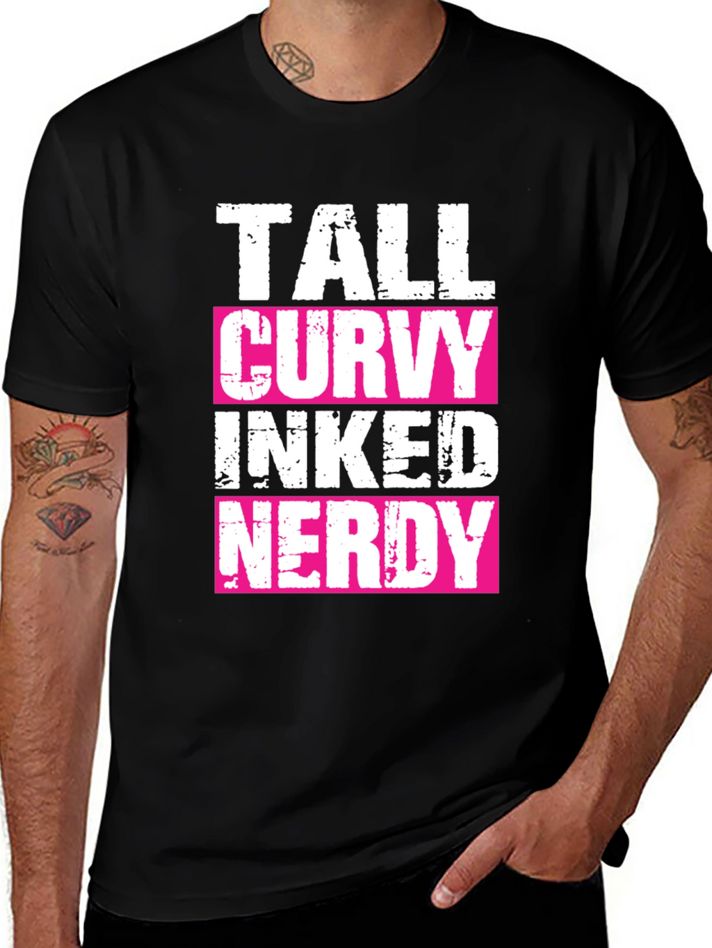 Tall Curvy Inked Nerdy Graphic Tee