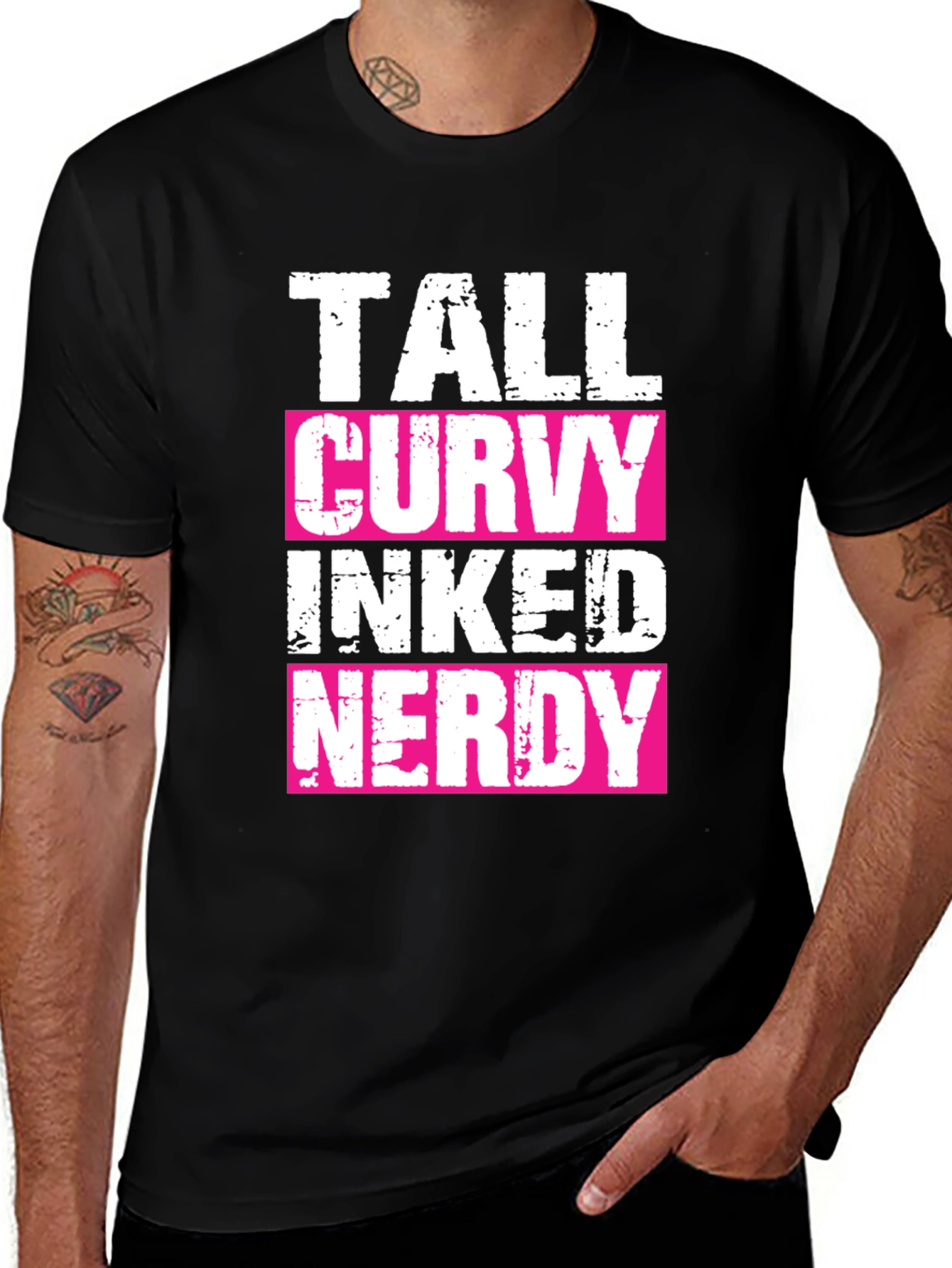 Tall Curvy Inked Nerdy Graphic Tee