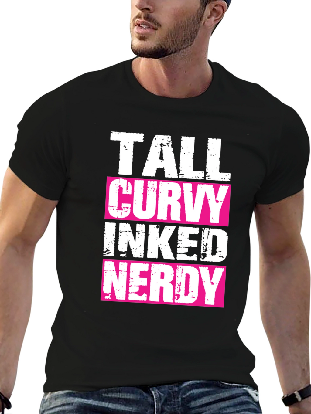 Tall Curvy Inked Nerdy Graphic Tee