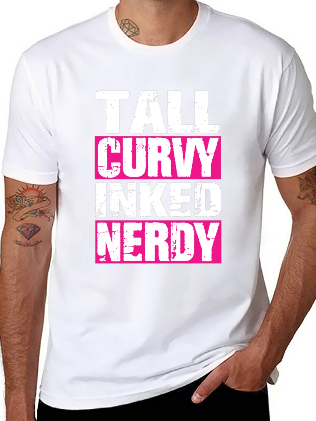 Tall Curvy Inked Nerdy Graphic Tee