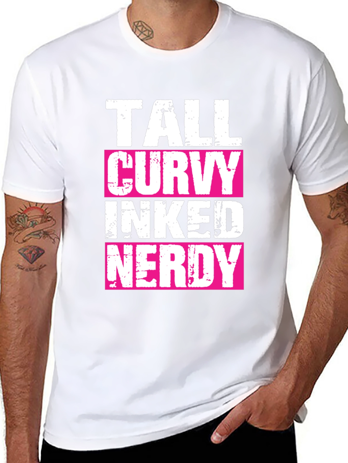 Tall Curvy Inked Nerdy Graphic Tee