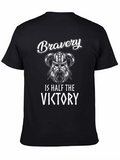 Bravery is Half the Victory Viking Graphic T-Shirt