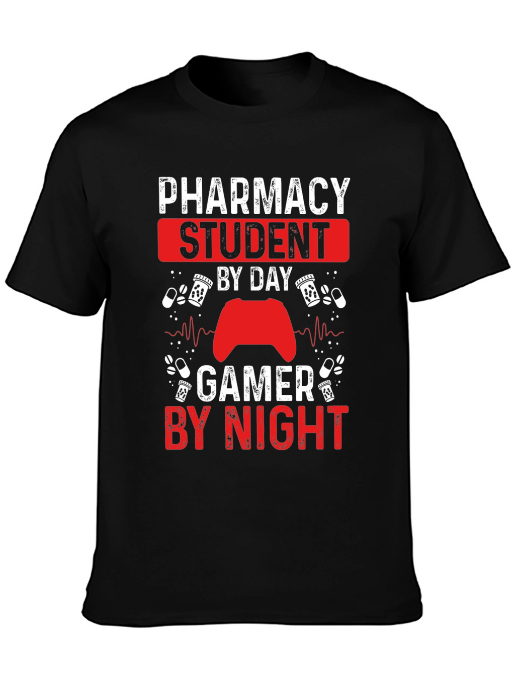Pharmacy Student Gamer Funny T-Shirt