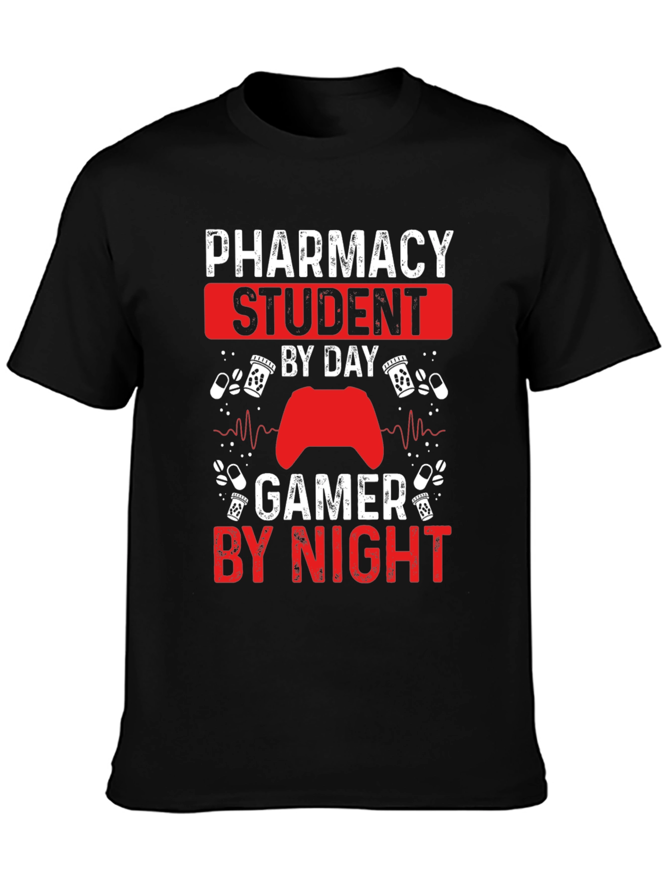 Pharmacy Student Gamer Funny T-Shirt