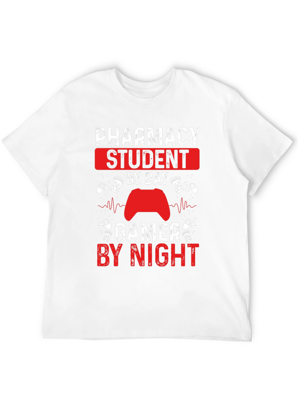 Pharmacy Student Gamer Funny T-Shirt