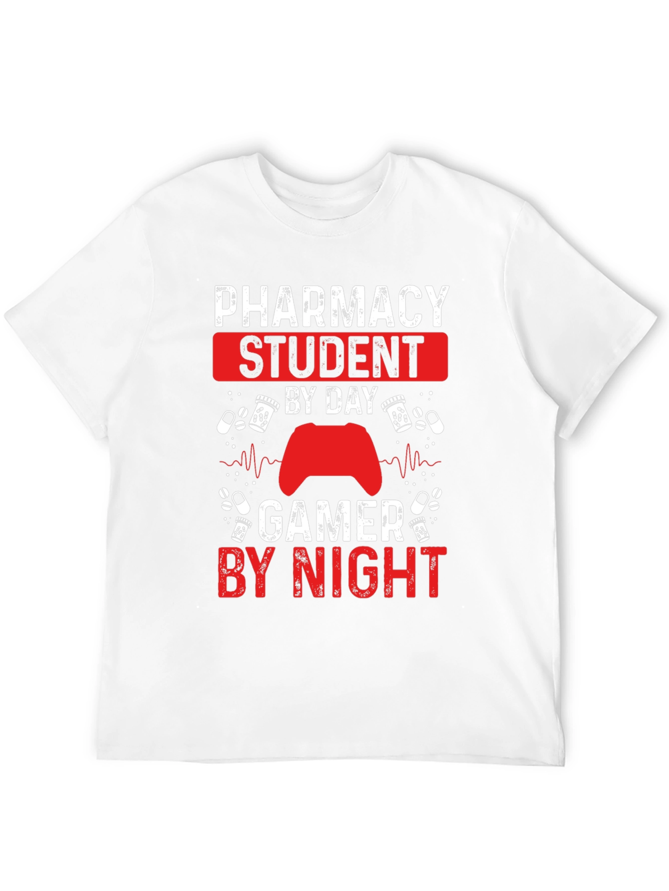 Pharmacy Student Gamer Funny T-Shirt