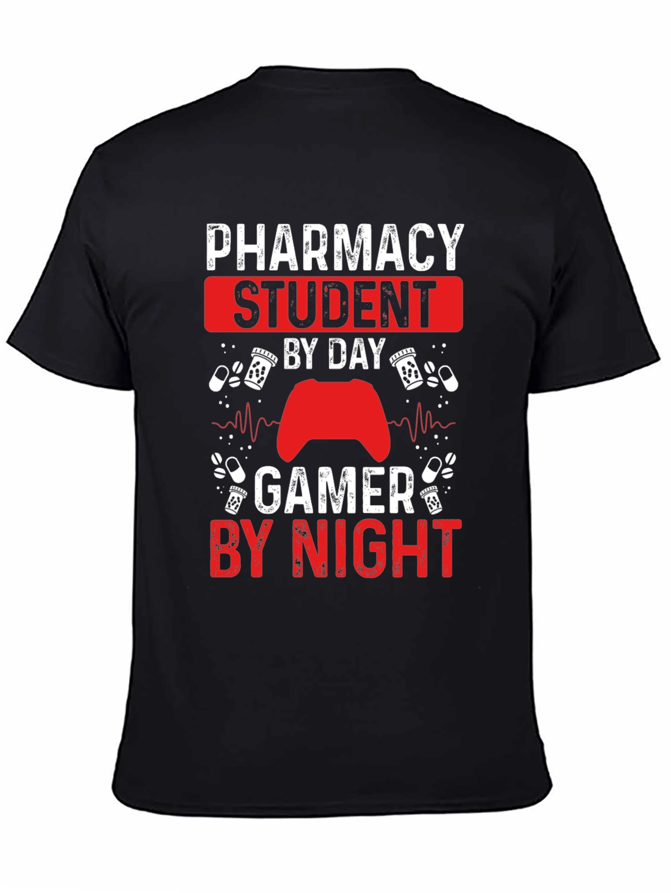 Pharmacy Student Gamer Funny T-Shirt
