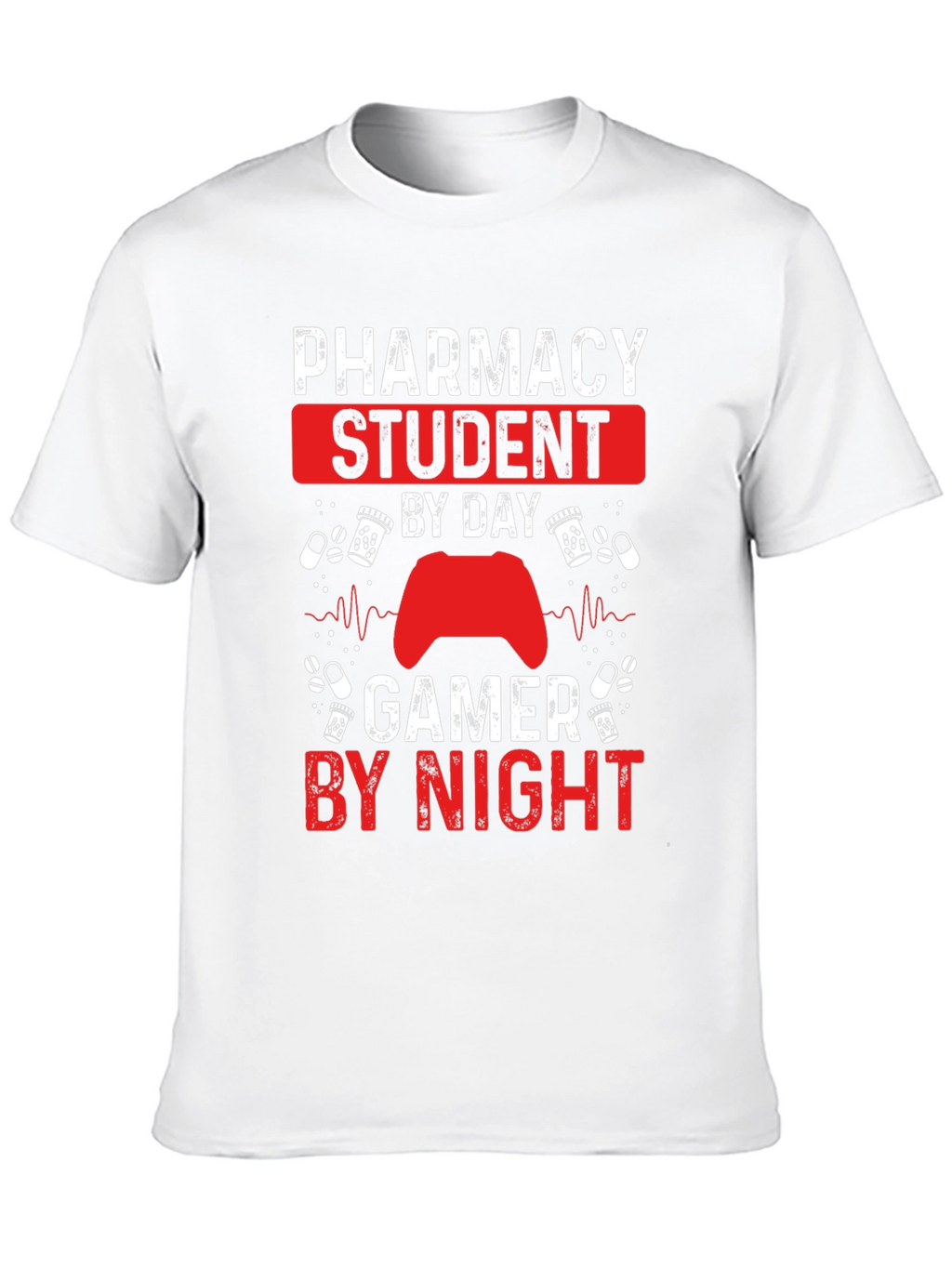Pharmacy Student Gamer Funny T-Shirt