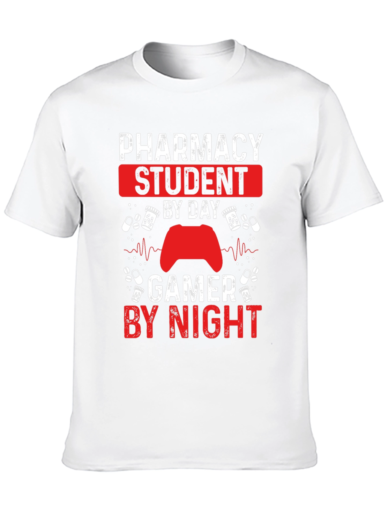 Pharmacy Student Gamer Funny T-Shirt