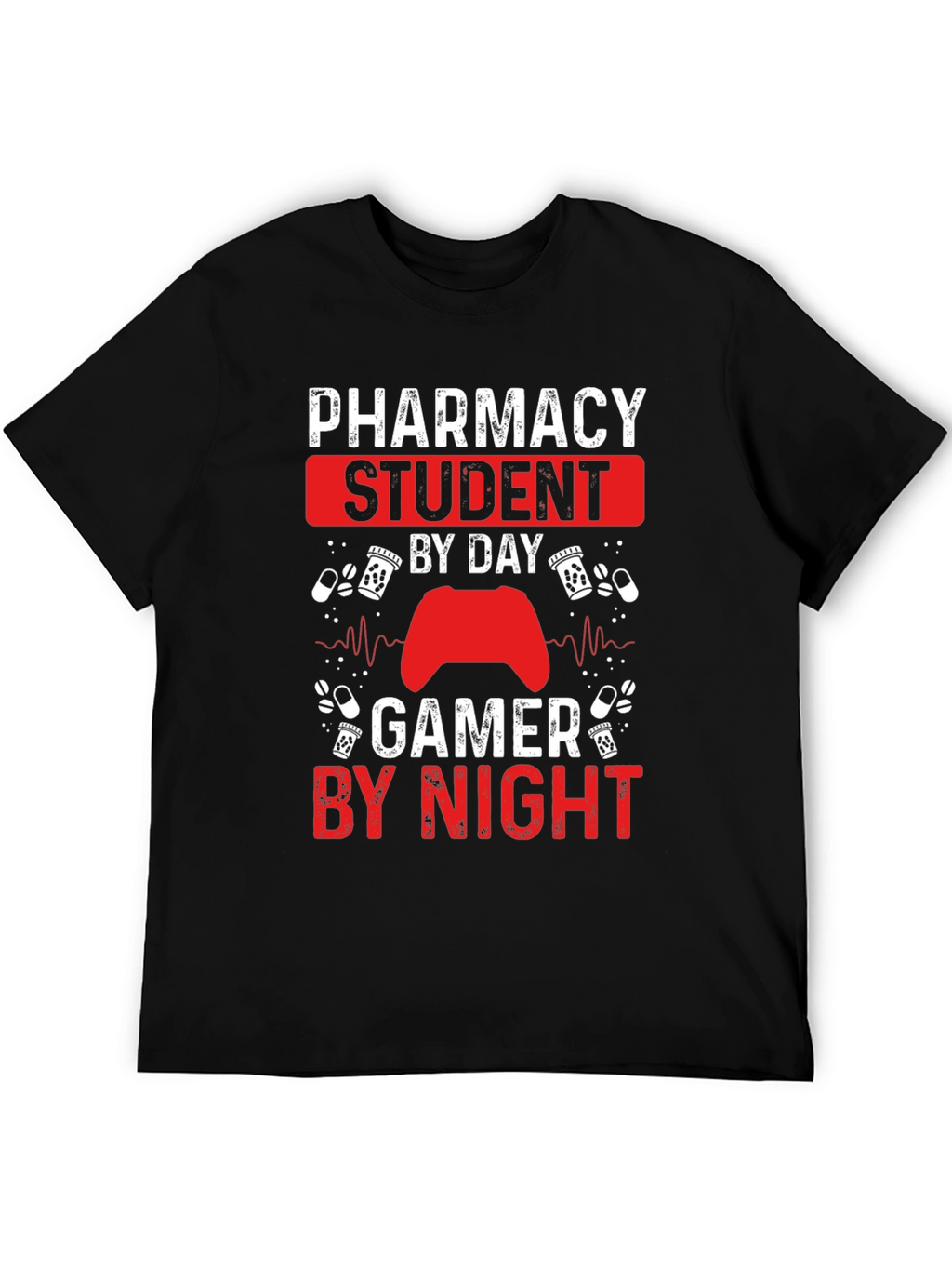 Pharmacy Student Gamer Funny T-Shirt