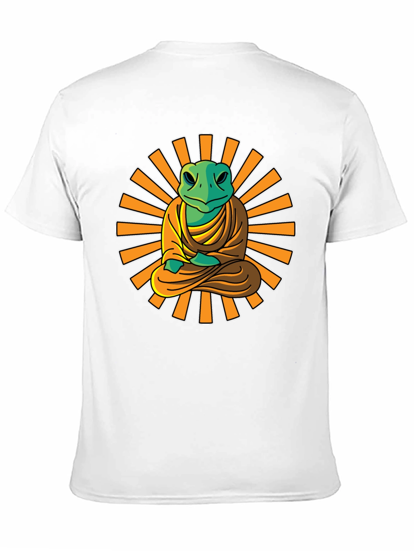 Zen Frog T-Shirt - Meditating Buddha Style