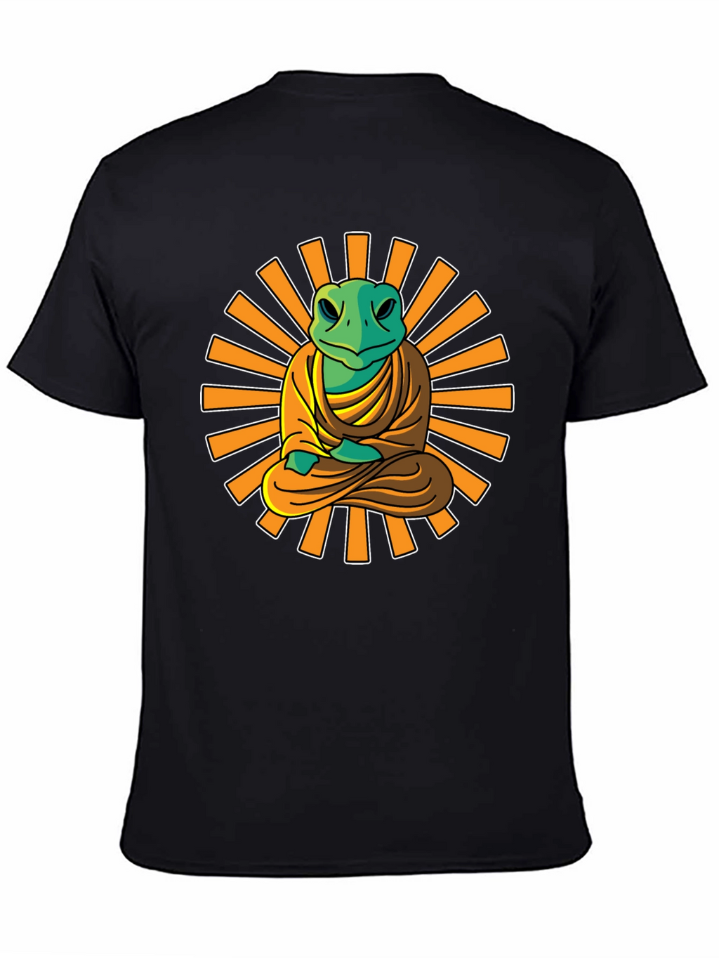 Zen Frog T-Shirt - Meditating Buddha Style