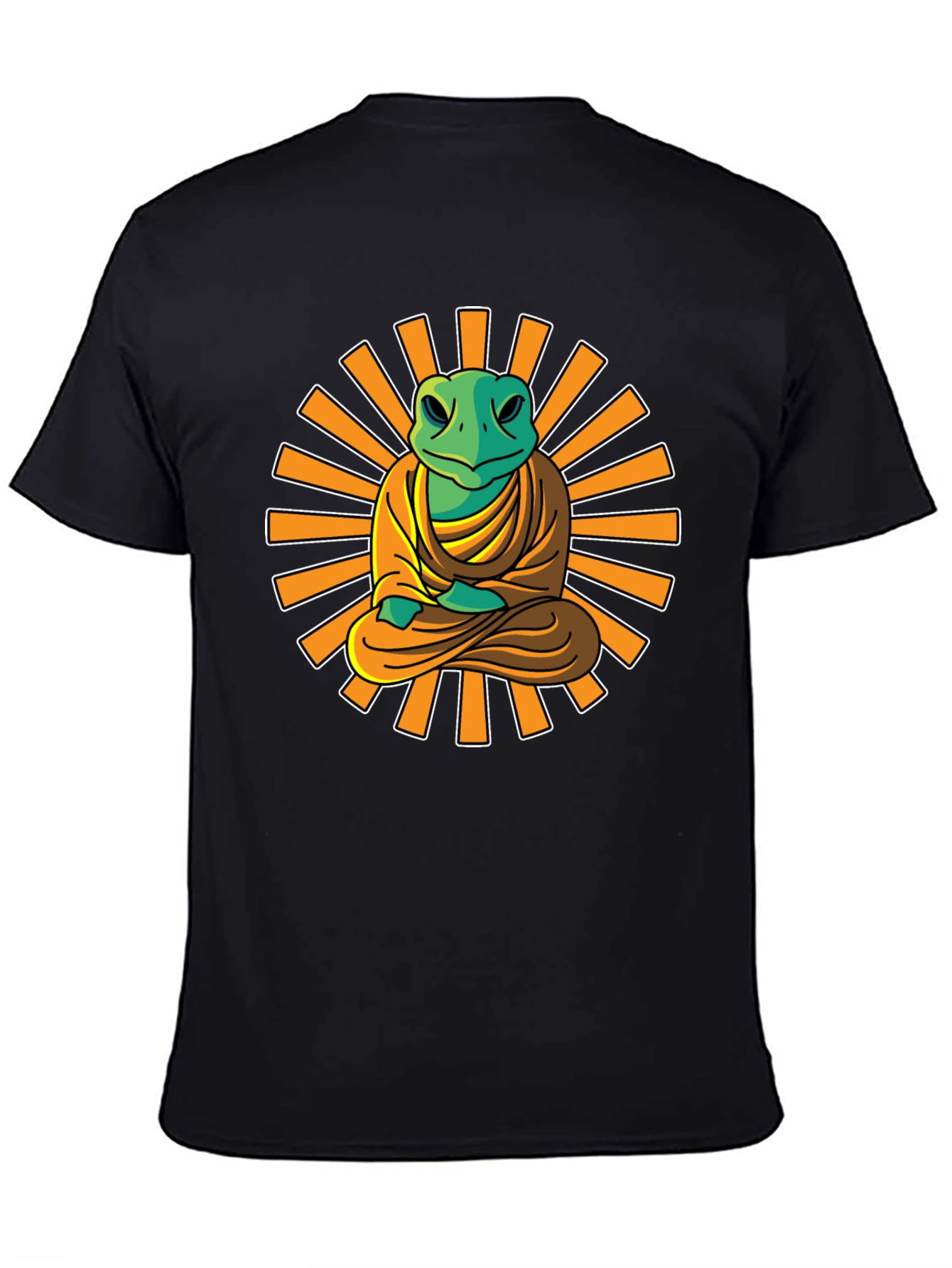 Zen Frog T-Shirt - Meditating Buddha Style