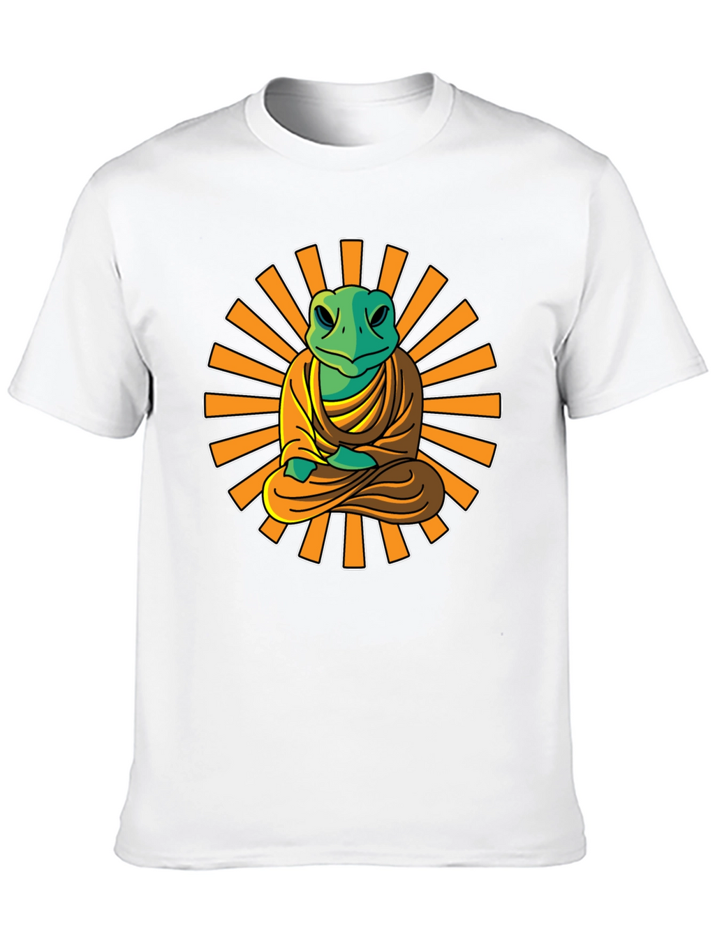 Zen Frog T-Shirt - Meditating Buddha Style