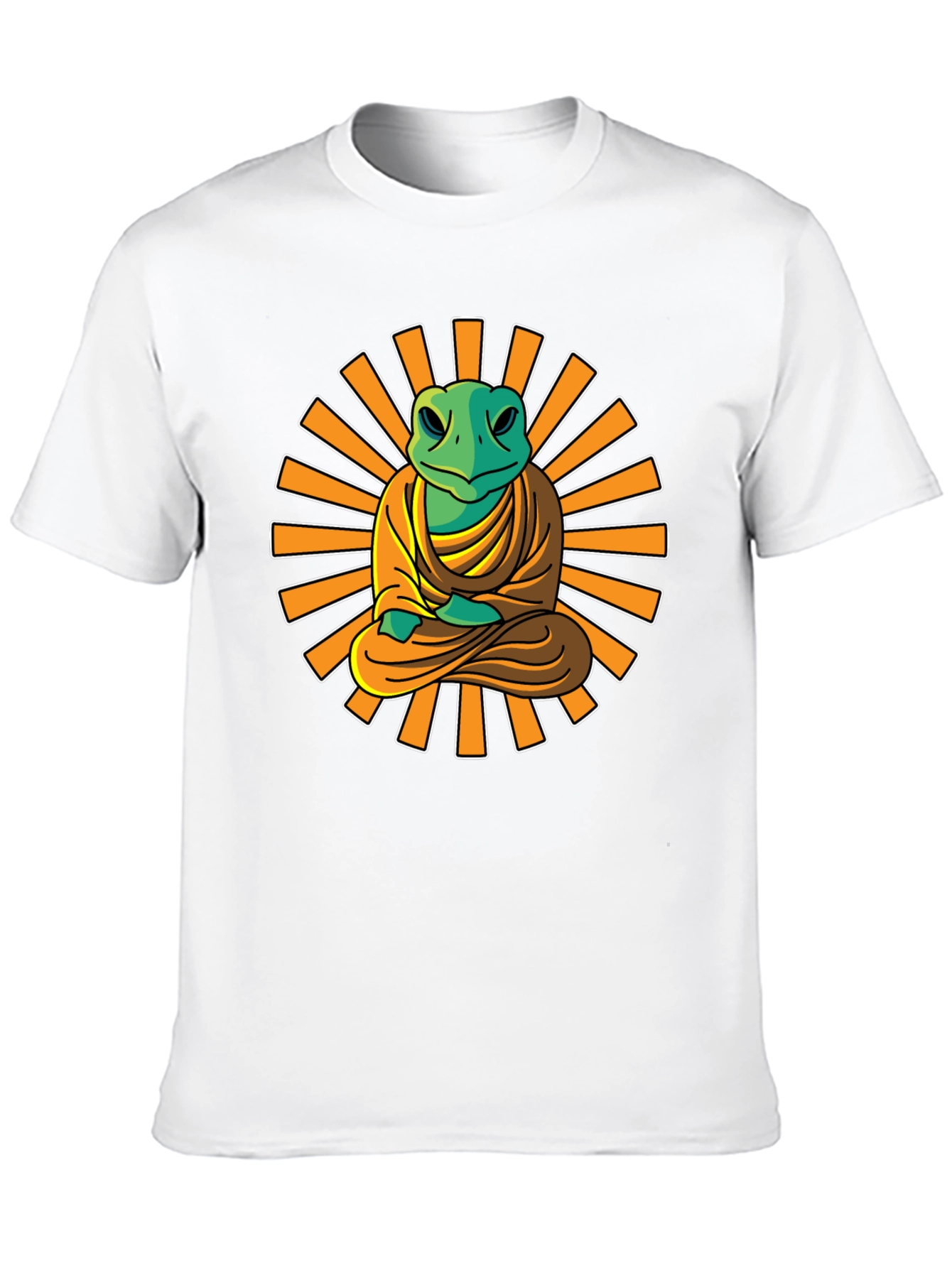 Zen Frog T-Shirt - Meditating Buddha Style