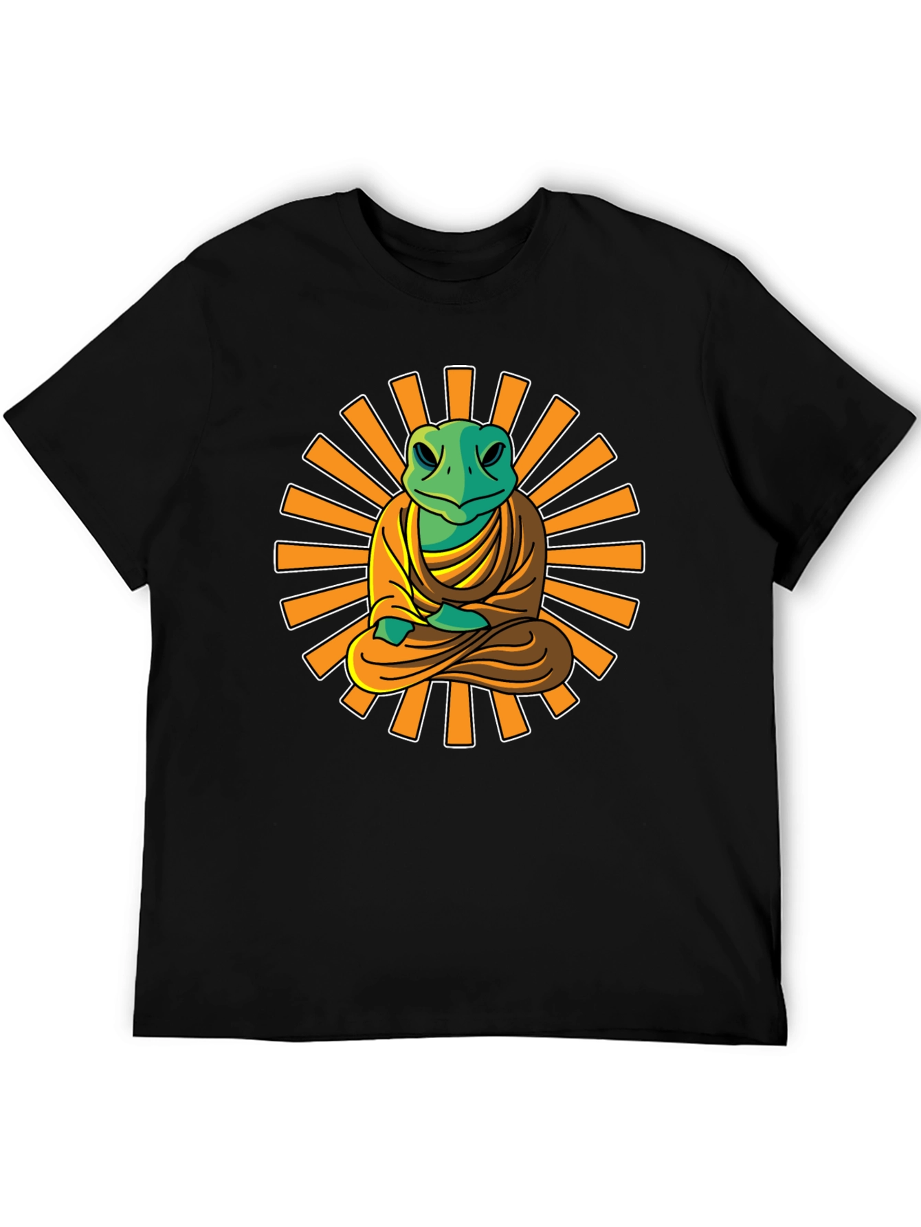 Zen Frog T-Shirt - Meditating Buddha Style