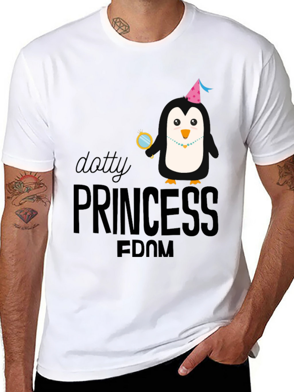 Dotty Princessdom Penguin T-Shirt