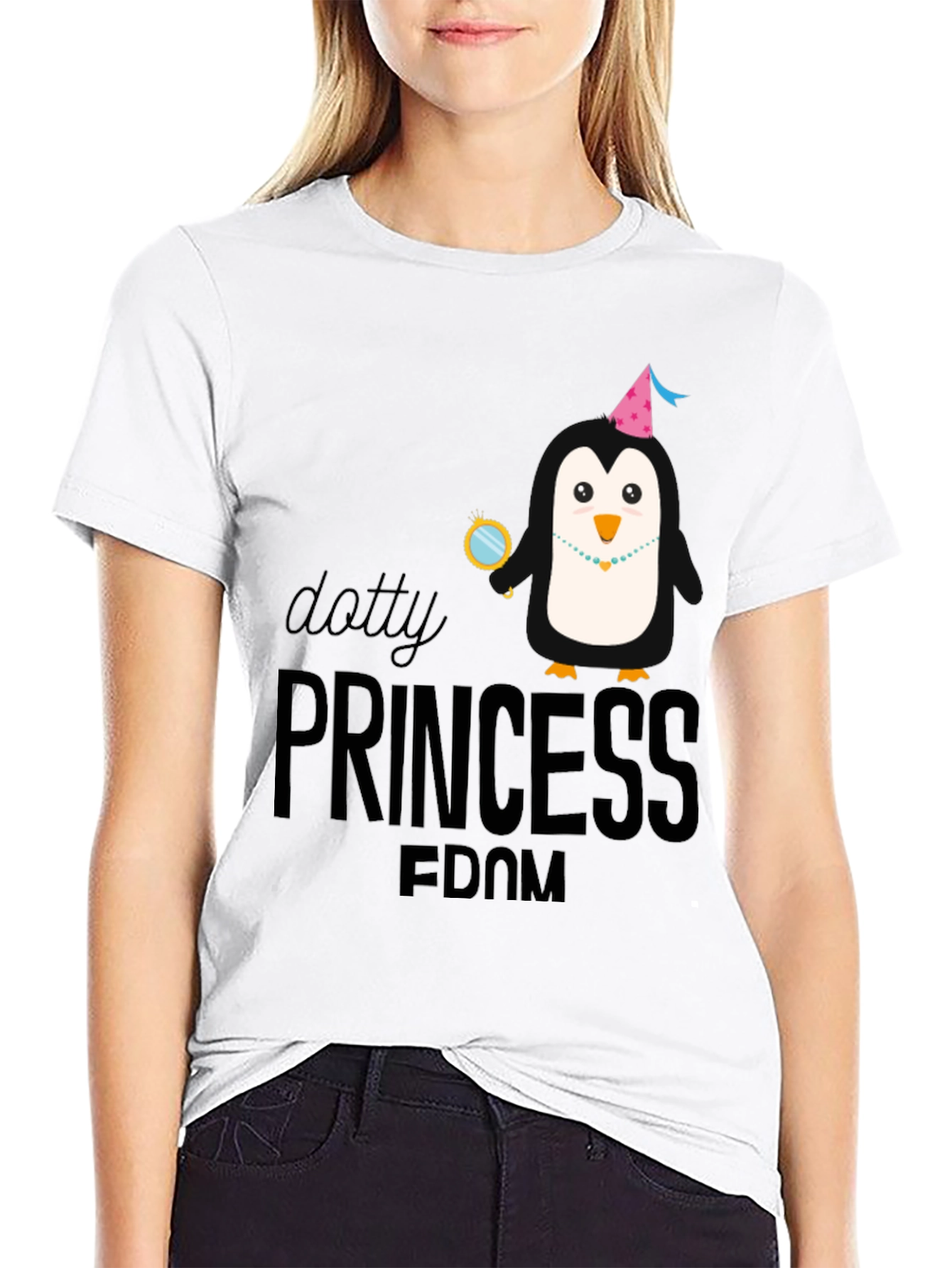 Dotty Princessdom Penguin T-Shirt