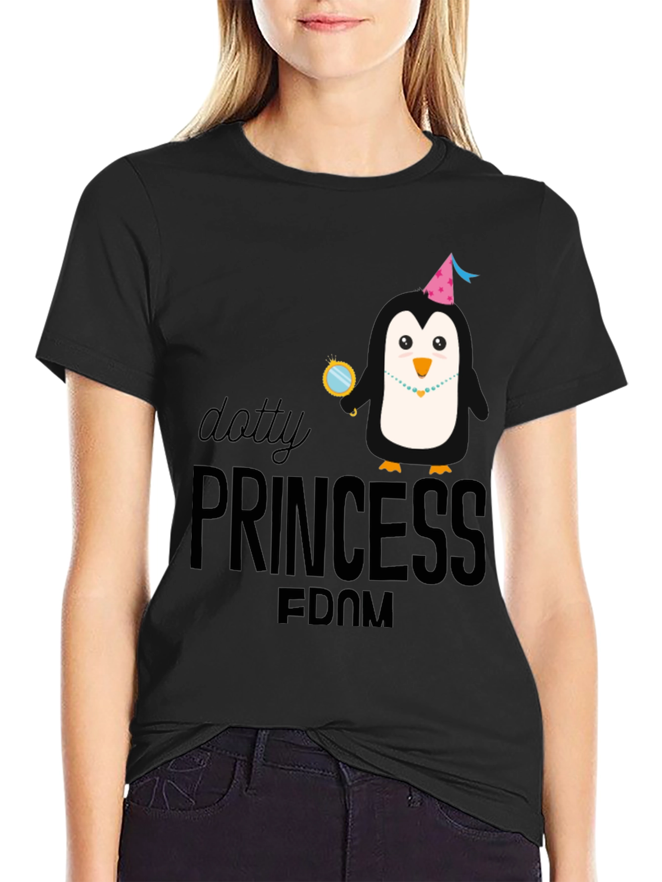 Dotty Princessdom Penguin T-Shirt