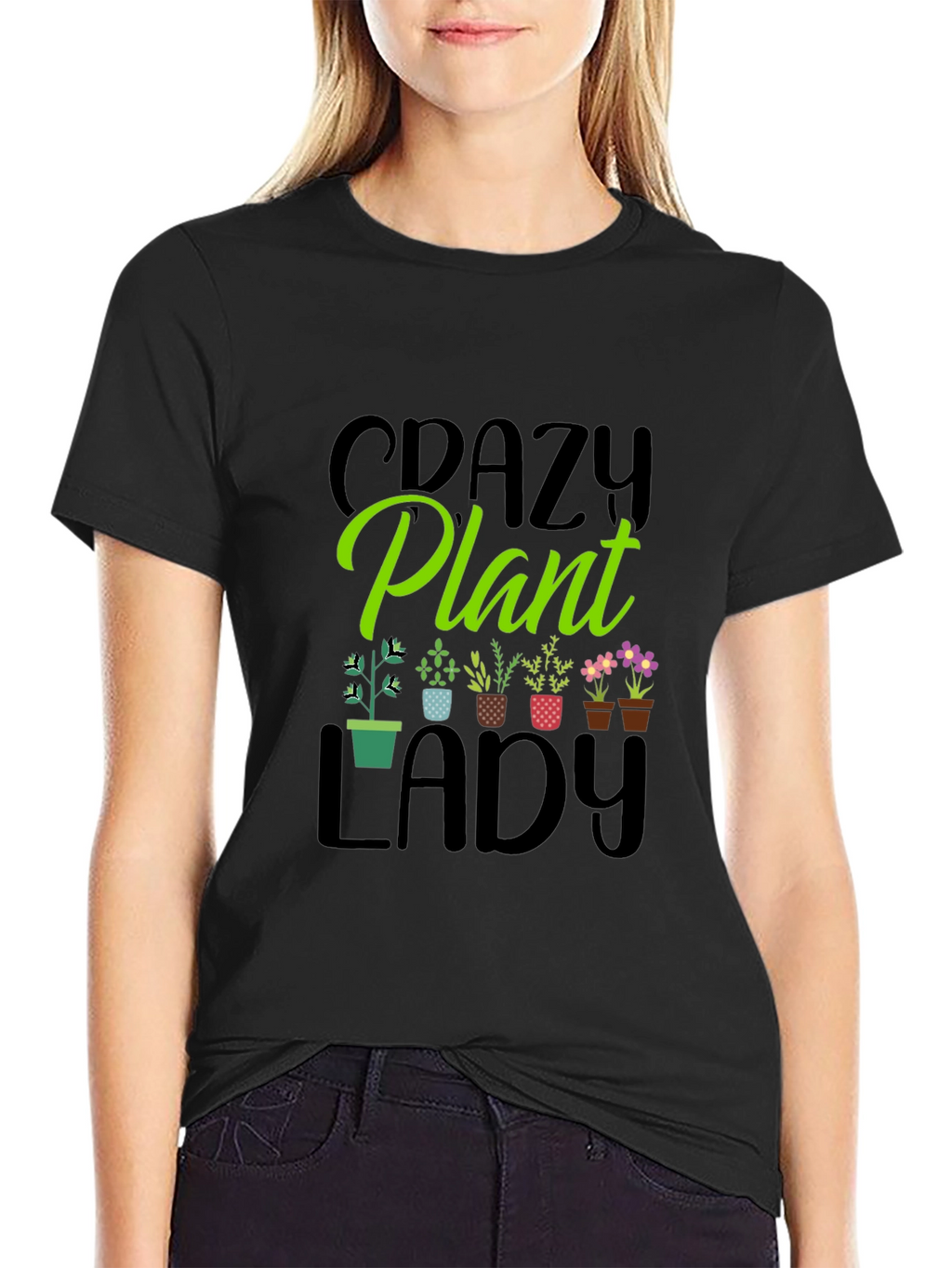 Crazy Plant Lady T-Shirt - Garden Lover Tee