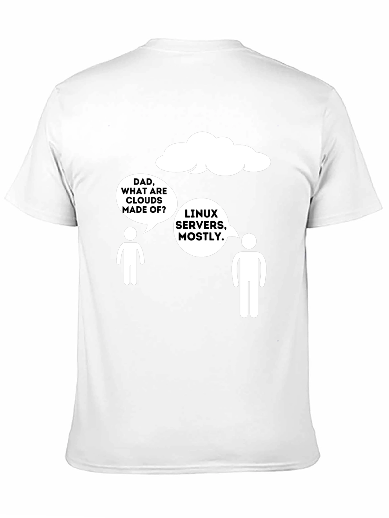 Linux Servers Cloud Humor T-Shirt