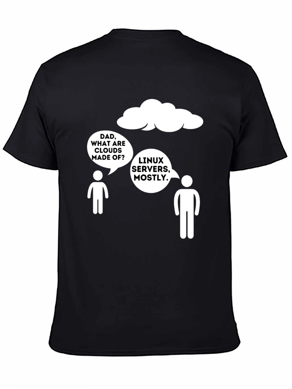 Linux Servers Cloud Humor T-Shirt