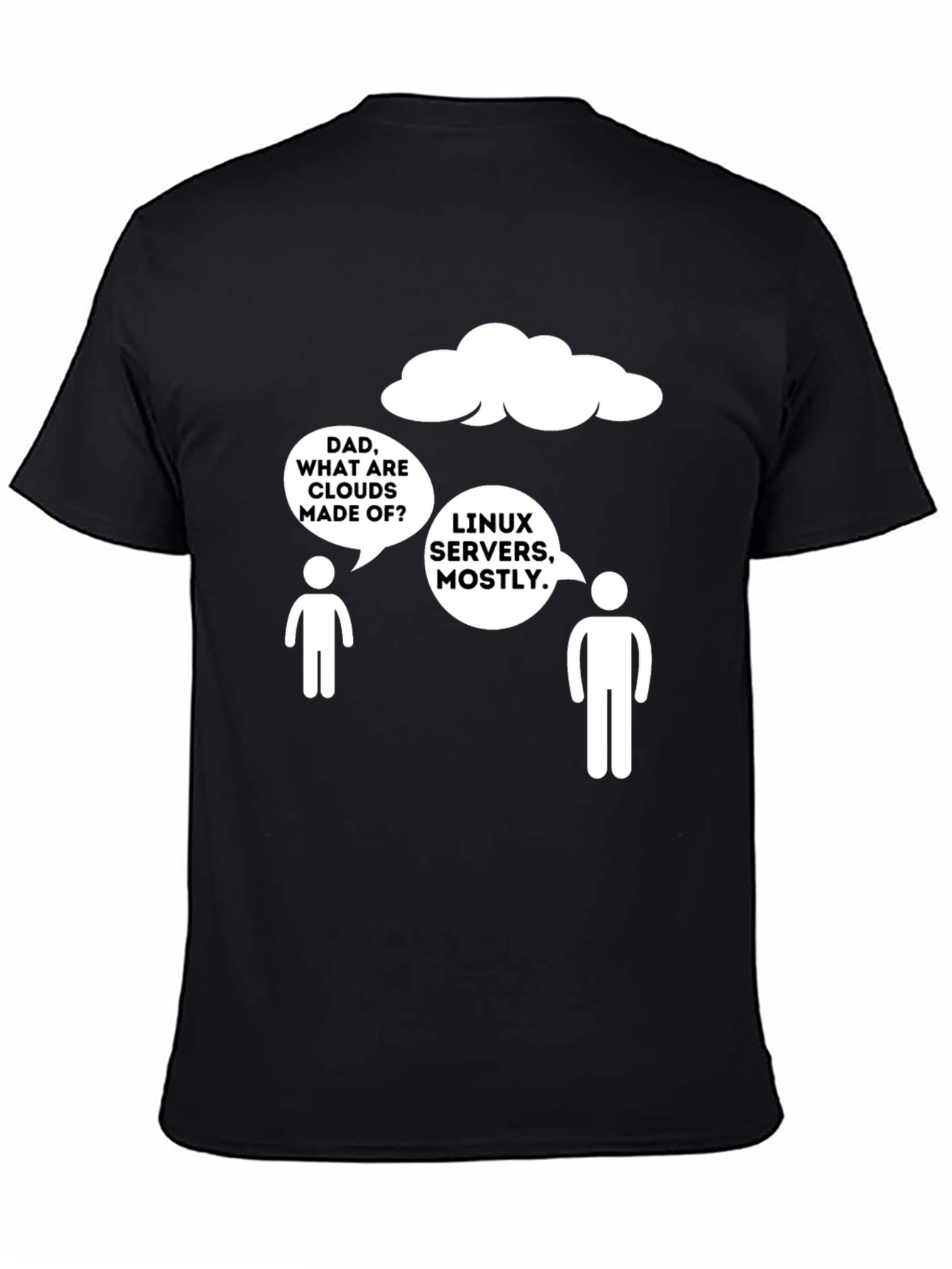 Linux Servers Cloud Humor T-Shirt