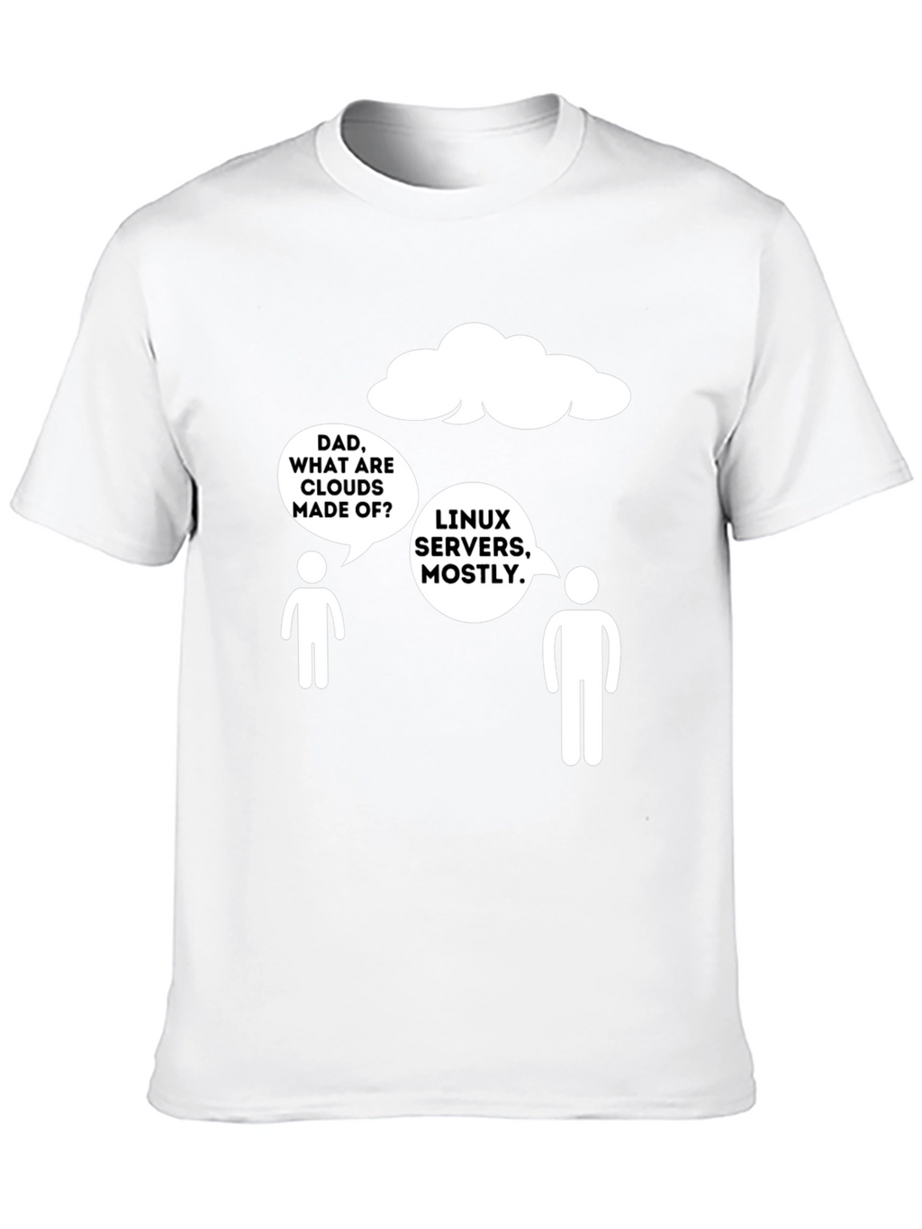 Linux Servers Cloud Humor T-Shirt
