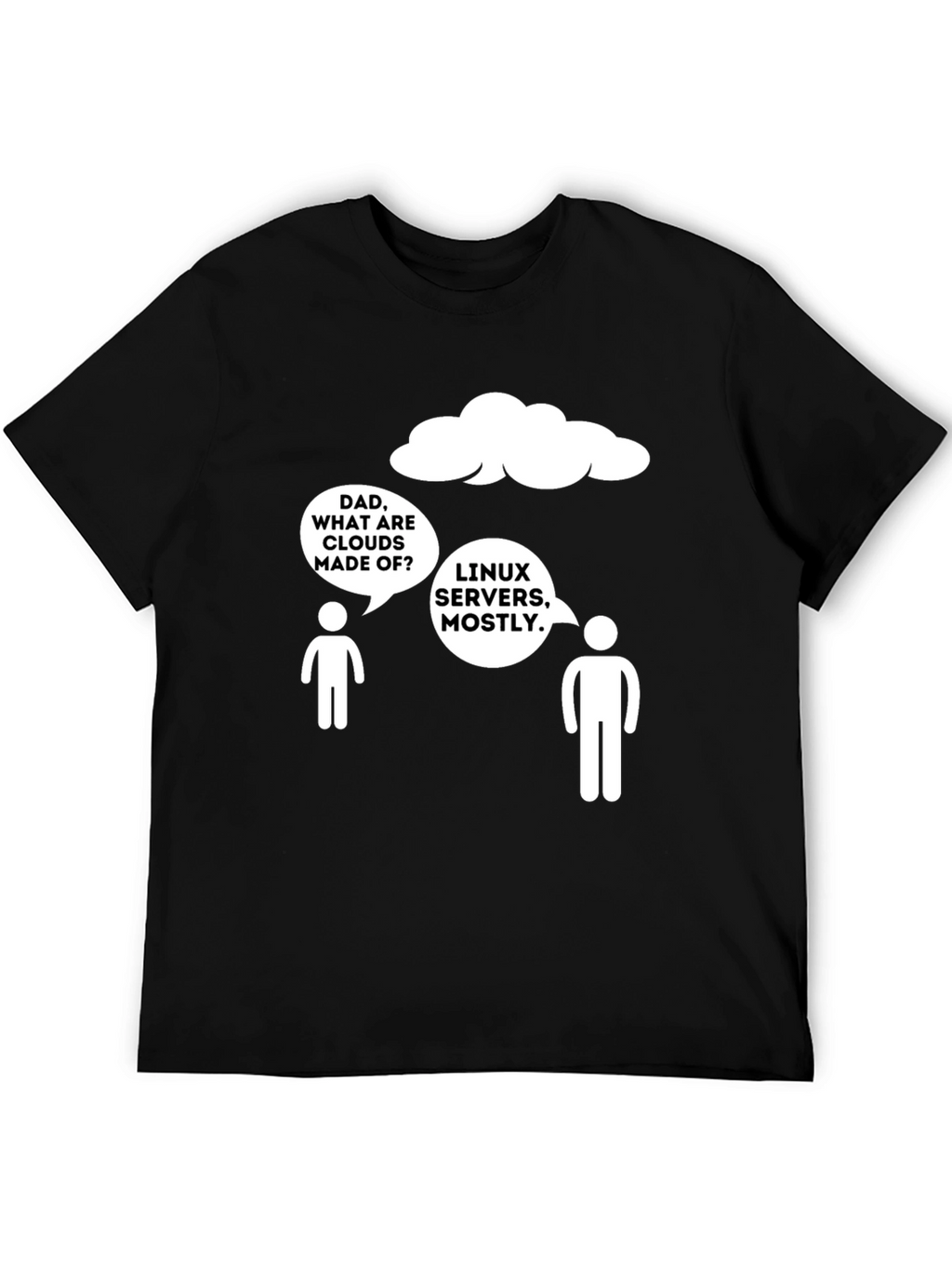 Linux Servers Cloud Humor T-Shirt