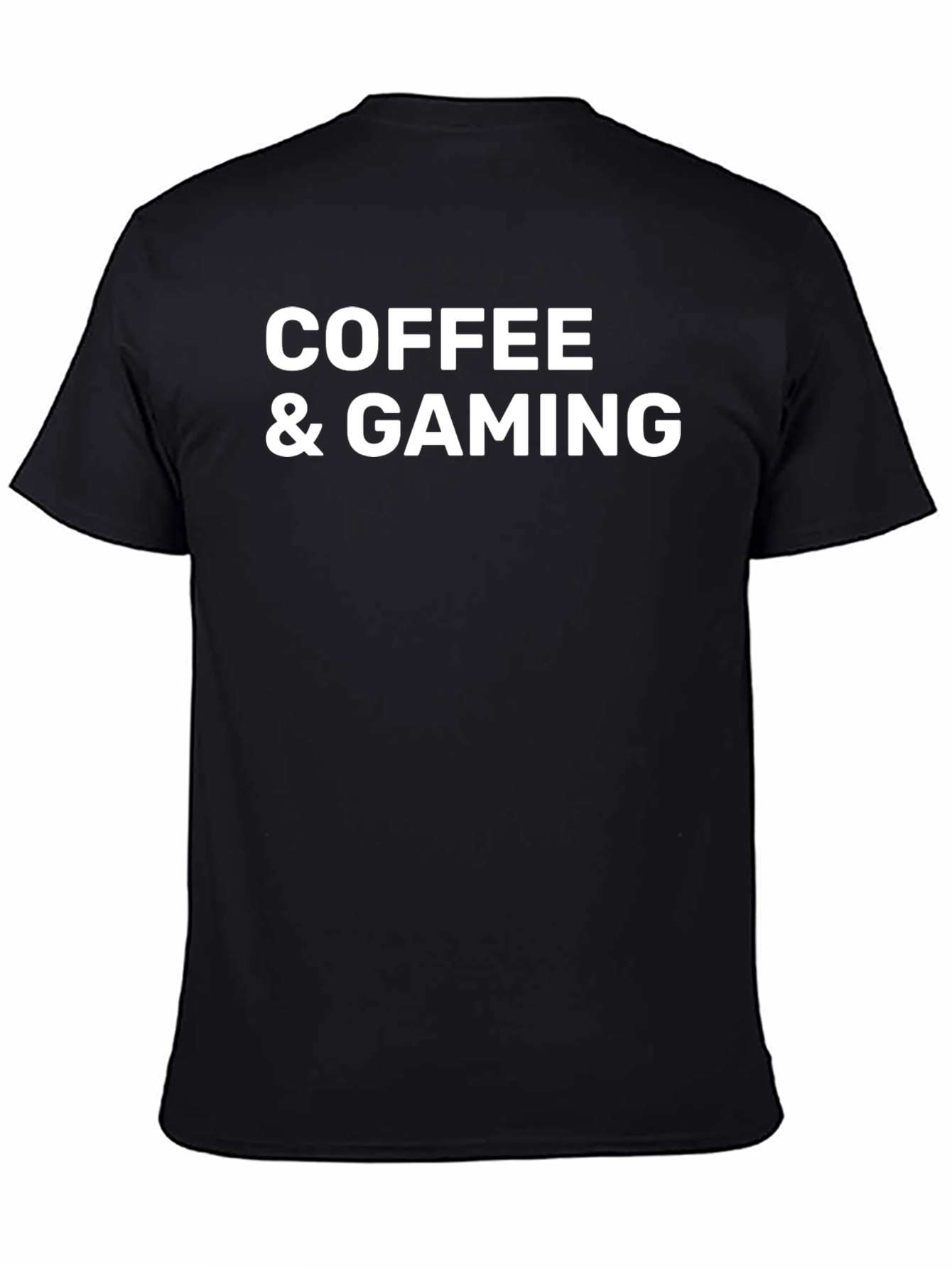 Coffee & Gaming Black T-Shirt