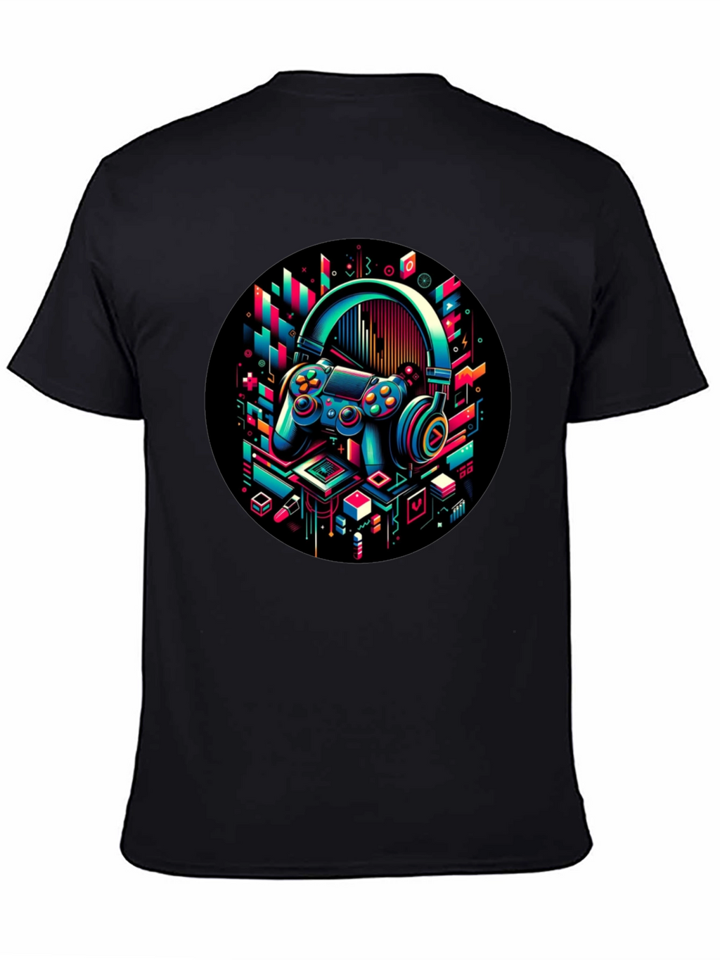 Gaming Headset T-Shirt - Stylish Gamer Tee