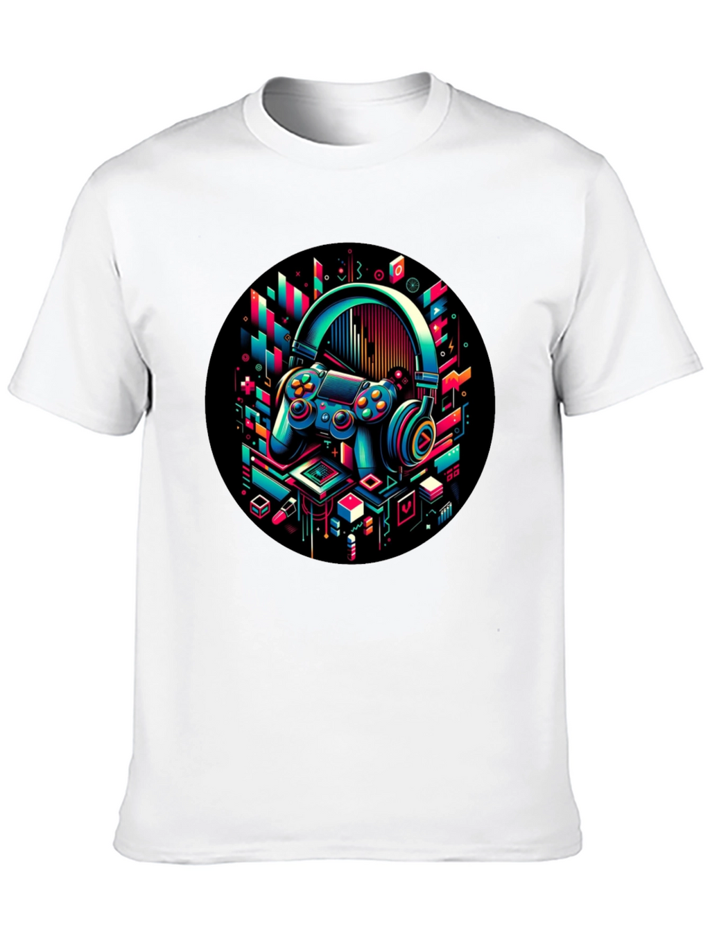 Gaming Headset T-Shirt - Stylish Gamer Tee